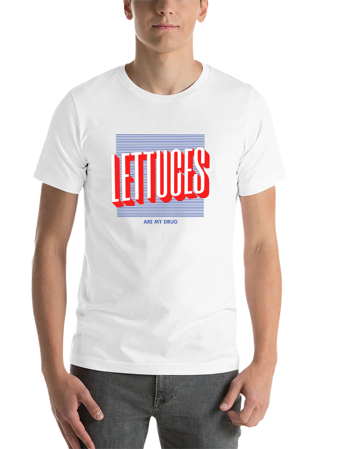 Black Lettuces Are My Drug Graphic T-Shirt view 14