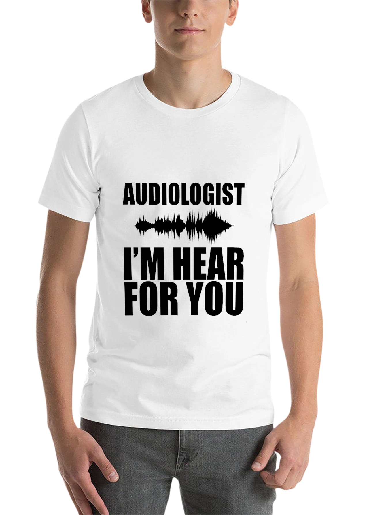 Audiologist Hear For You Black T-Shirt - 14