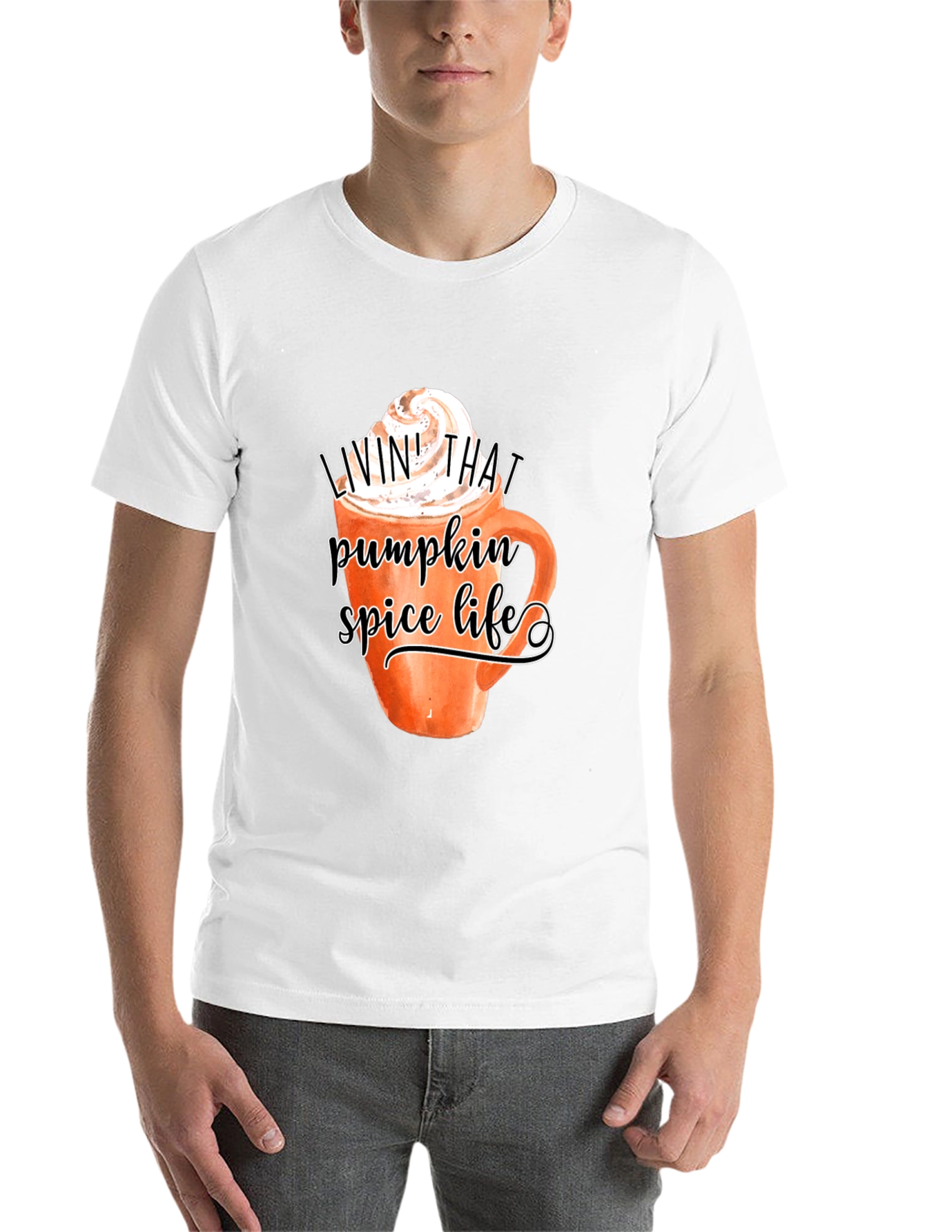 Black Pumpkin Spice Life T-Shirt view 14
