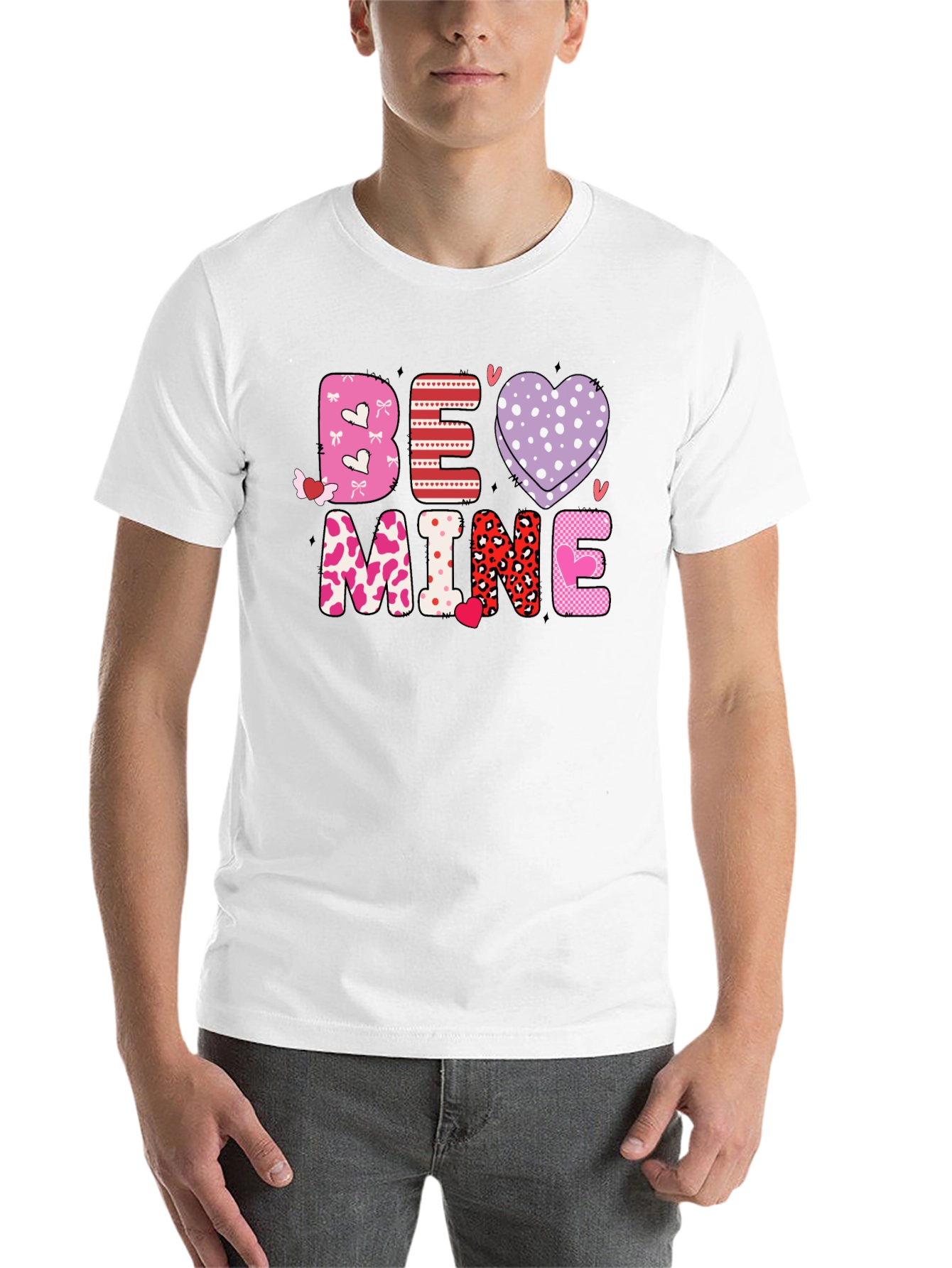 Black Be Mine Valentine's Graphic Tee view 14