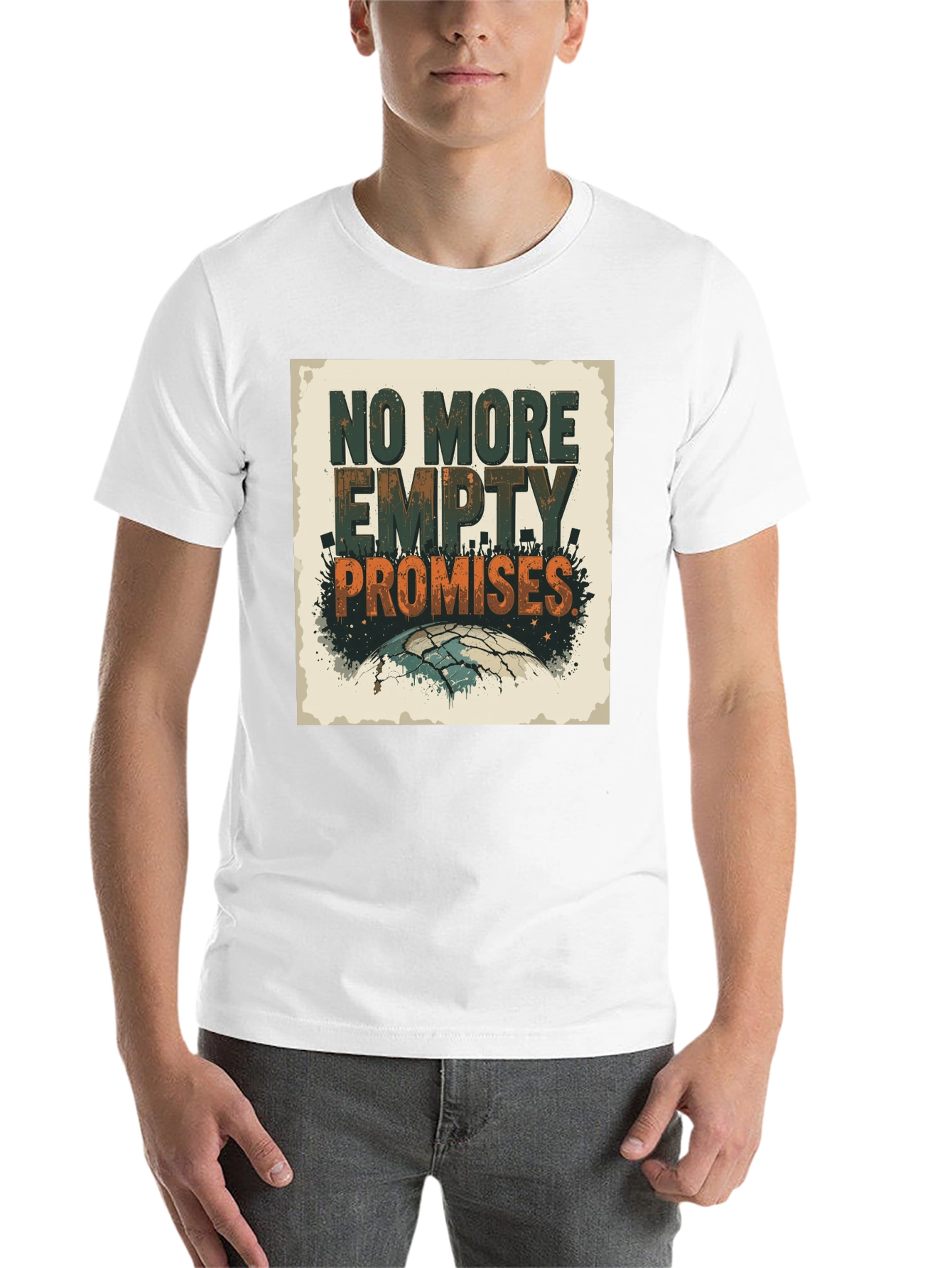 Black No More Empty Promises Graphic Tee view 14