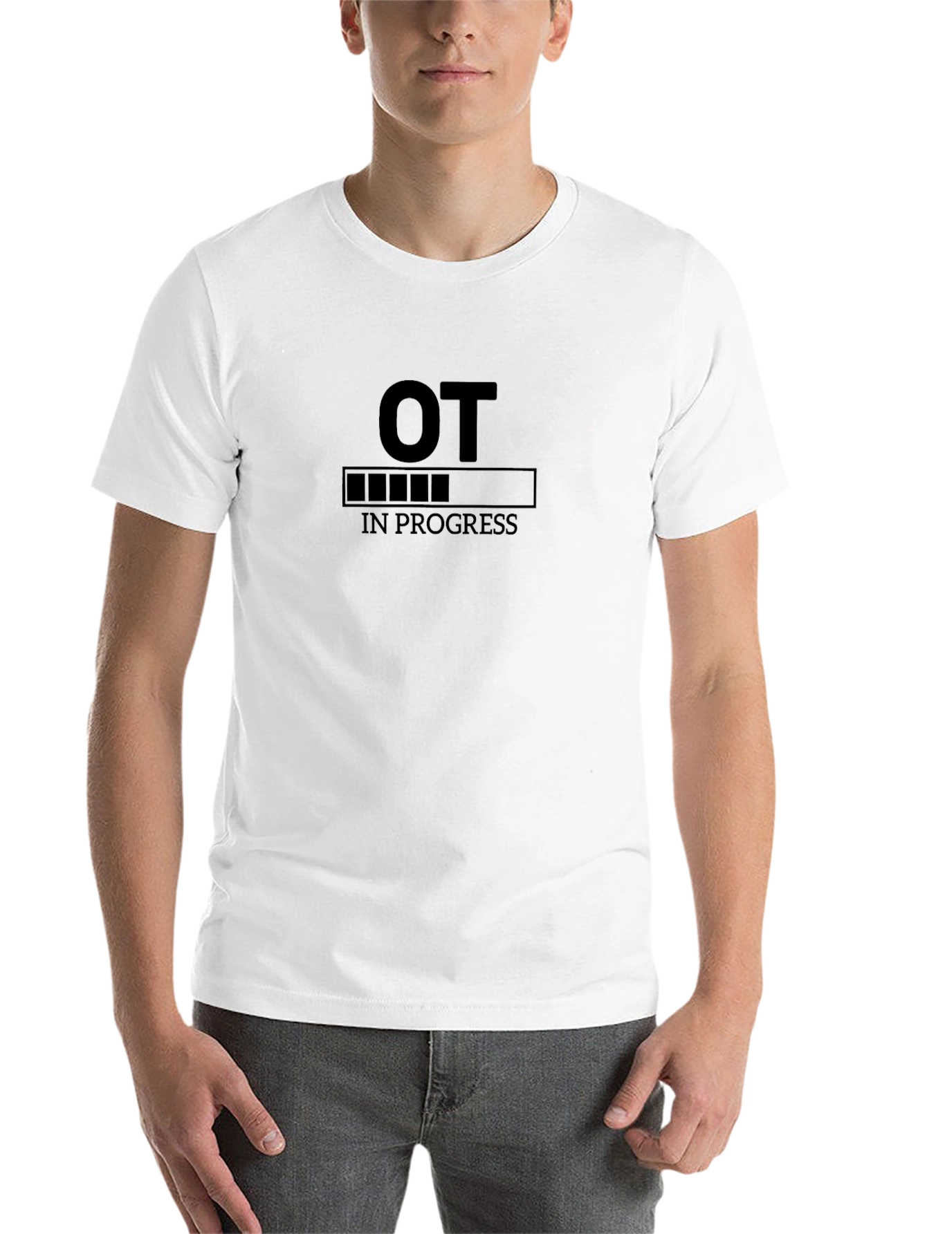 Black OT In Progress T-Shirt - Occupational Therapy view 14