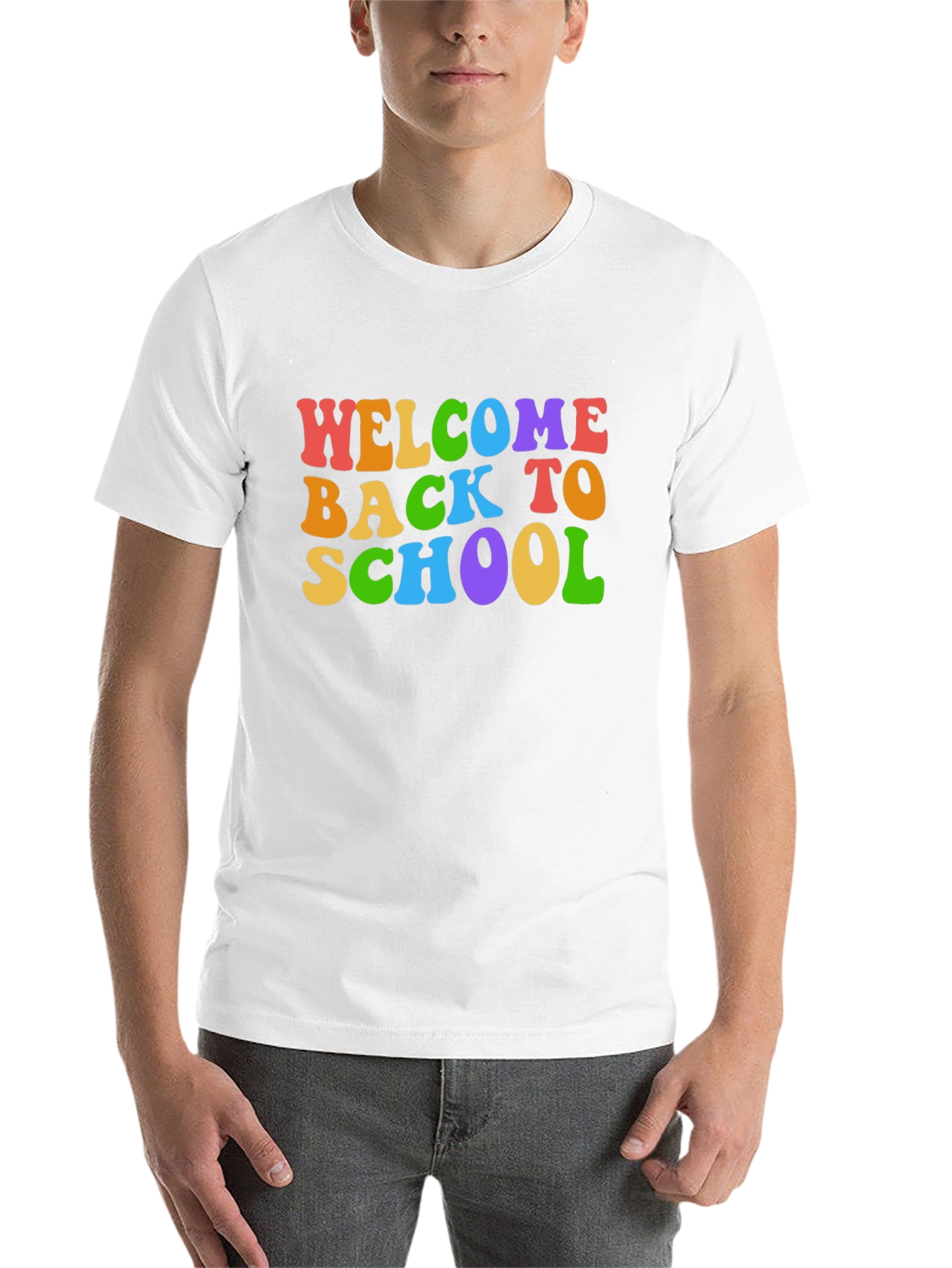 Black Welcome Back to School Retro T-Shirt view 14