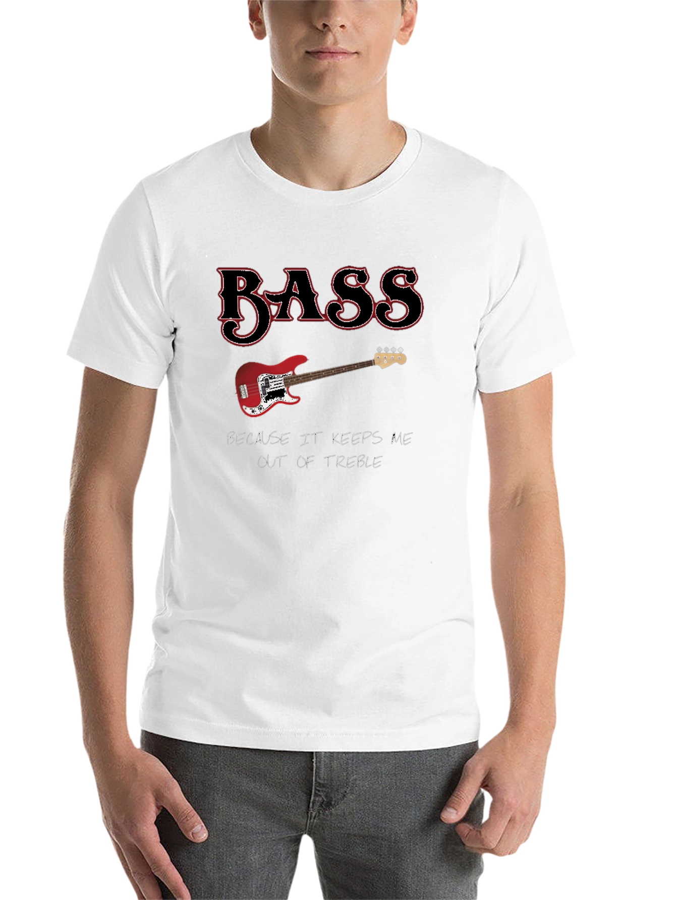 Black Bass Keeps Me Out Of Treble Graphic Tee view 14