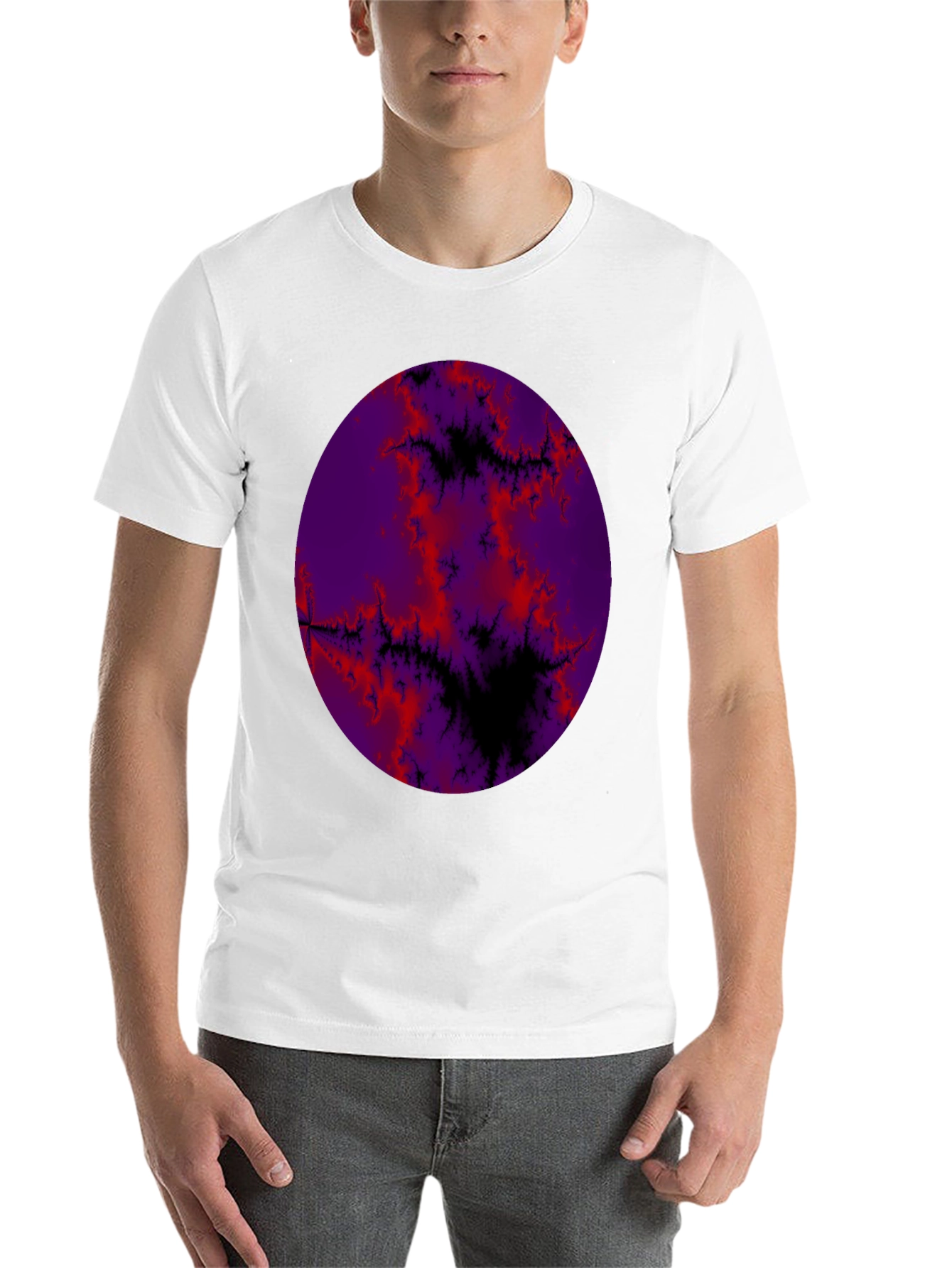 Fractal Planet Graphic T-Shirt - 14