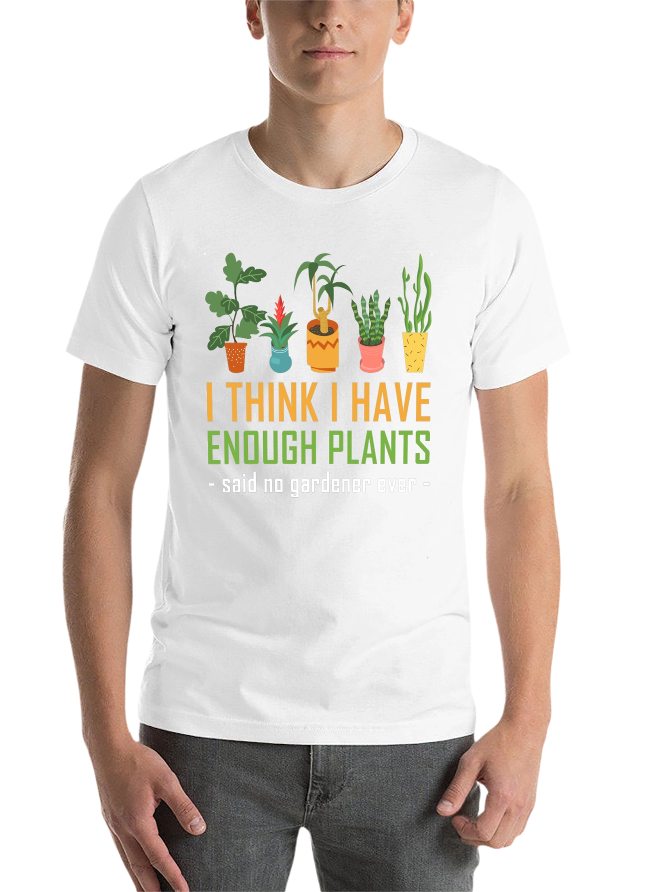 Black Funny Gardener Plant Lover T-Shirt view 14