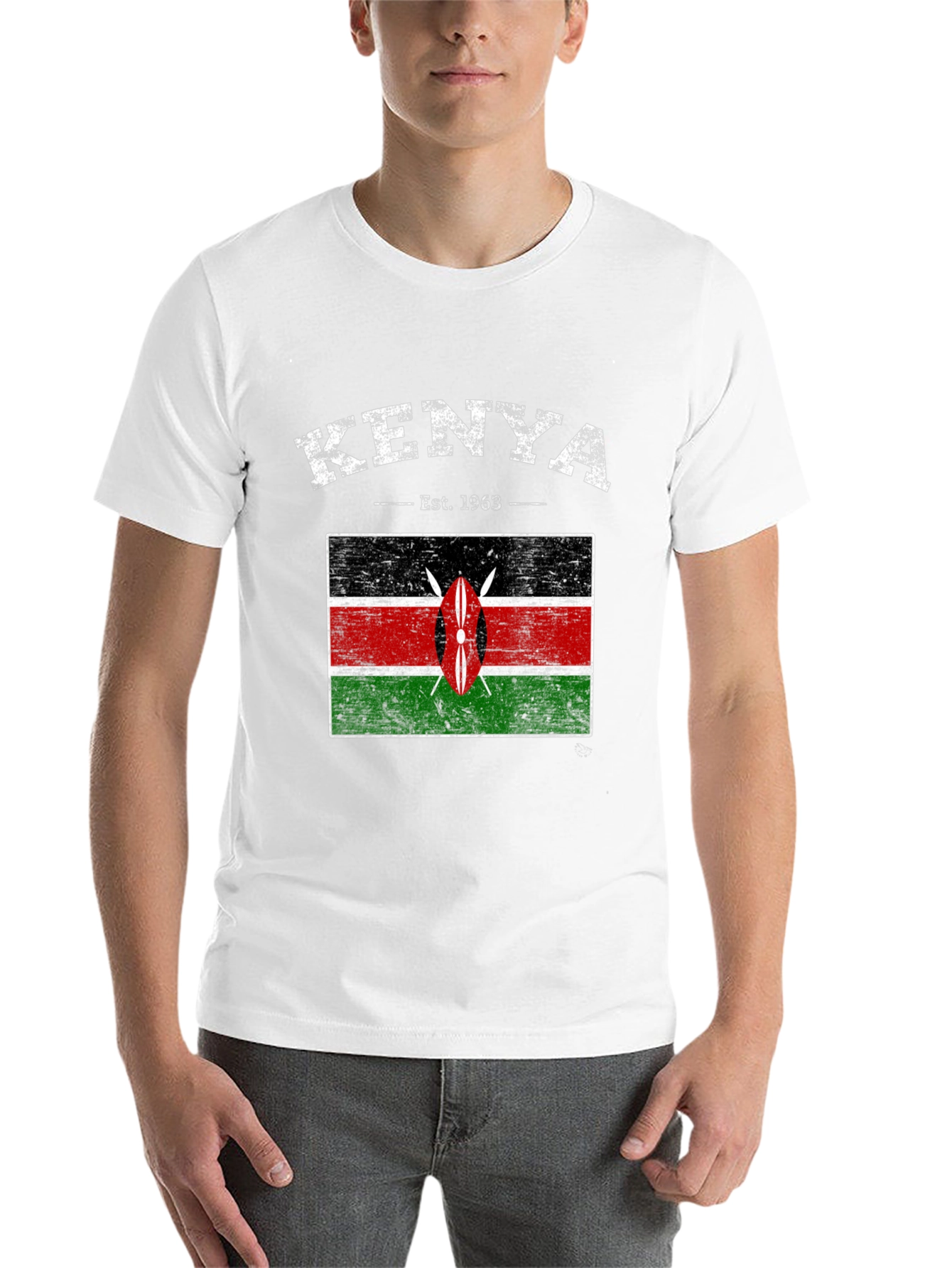 Kenya Flag Graphic T-Shirt - Est. 1963 - 14
