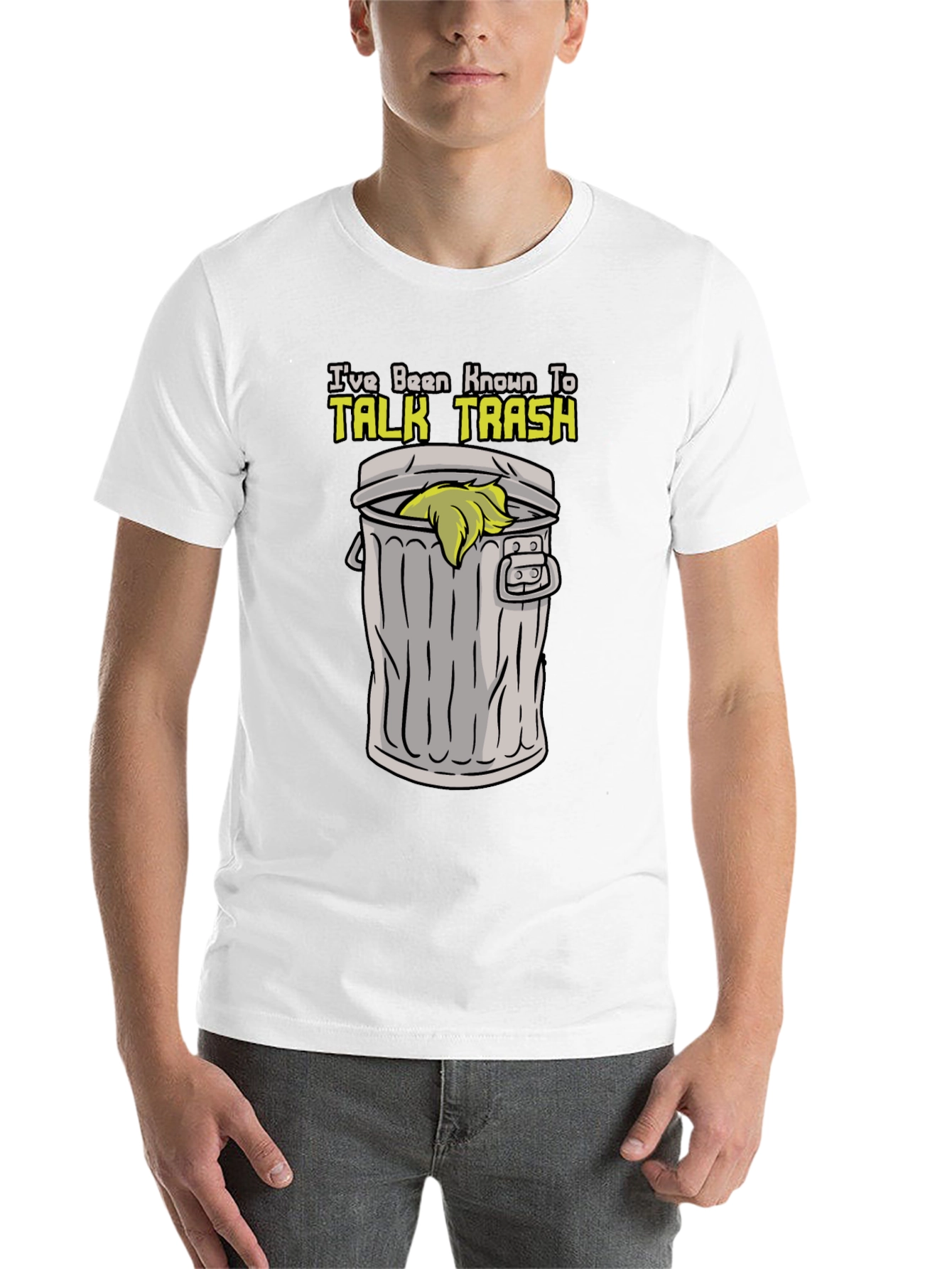 Black Talk Trash T-Shirt - Funny Sarcastic Tee view 14