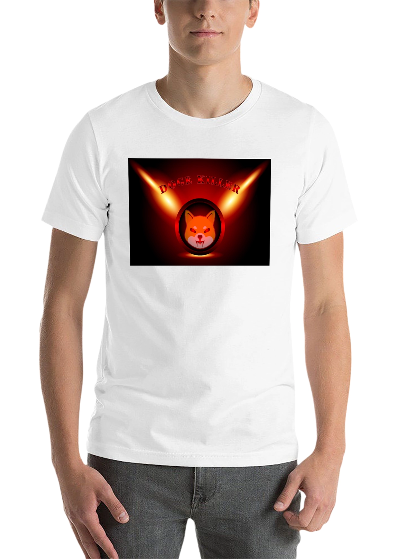 Black Doge Killer Graphic Tee - Shiba Inu Crypto view 14