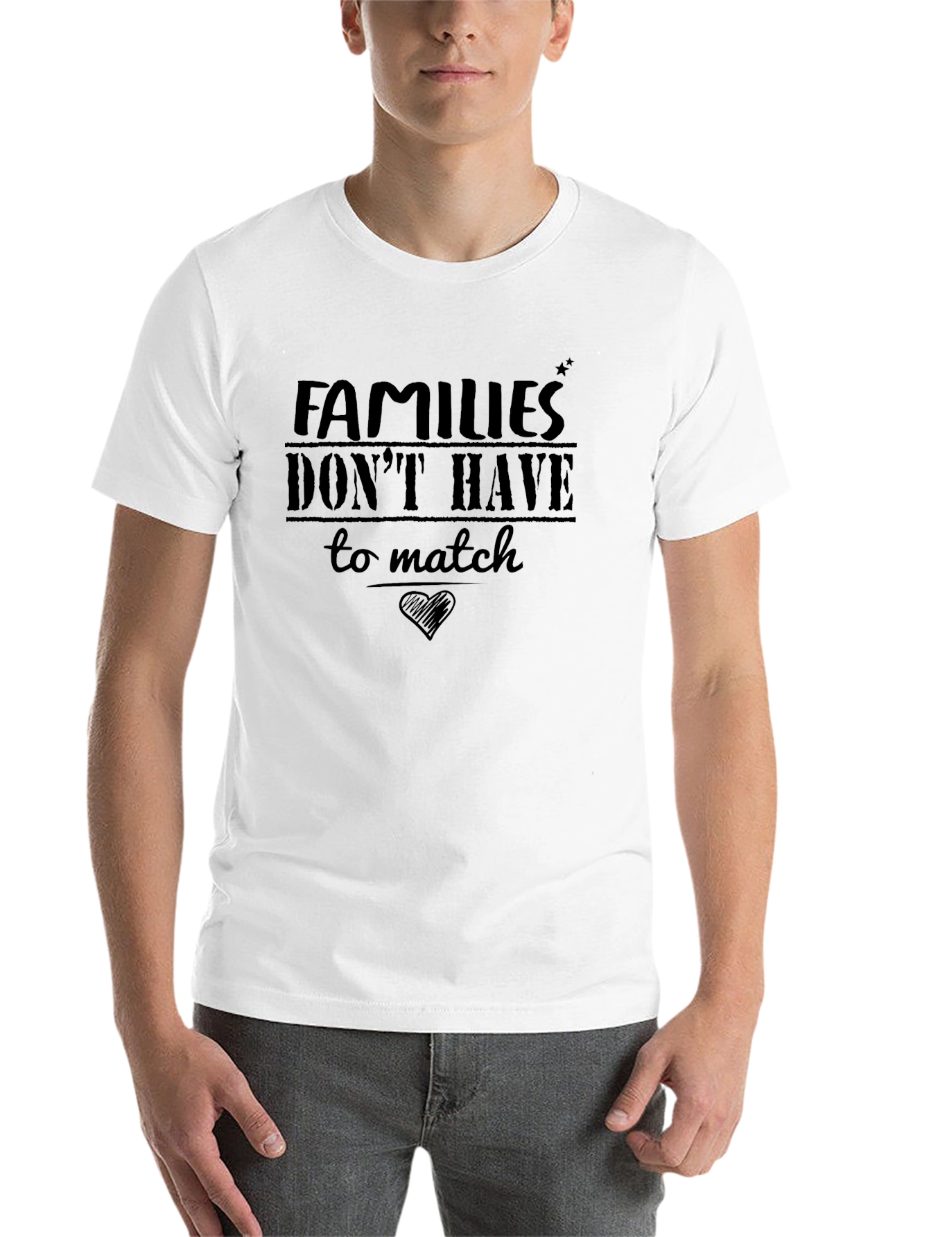 Black Families Don't Have To Match T-Shirt view 14