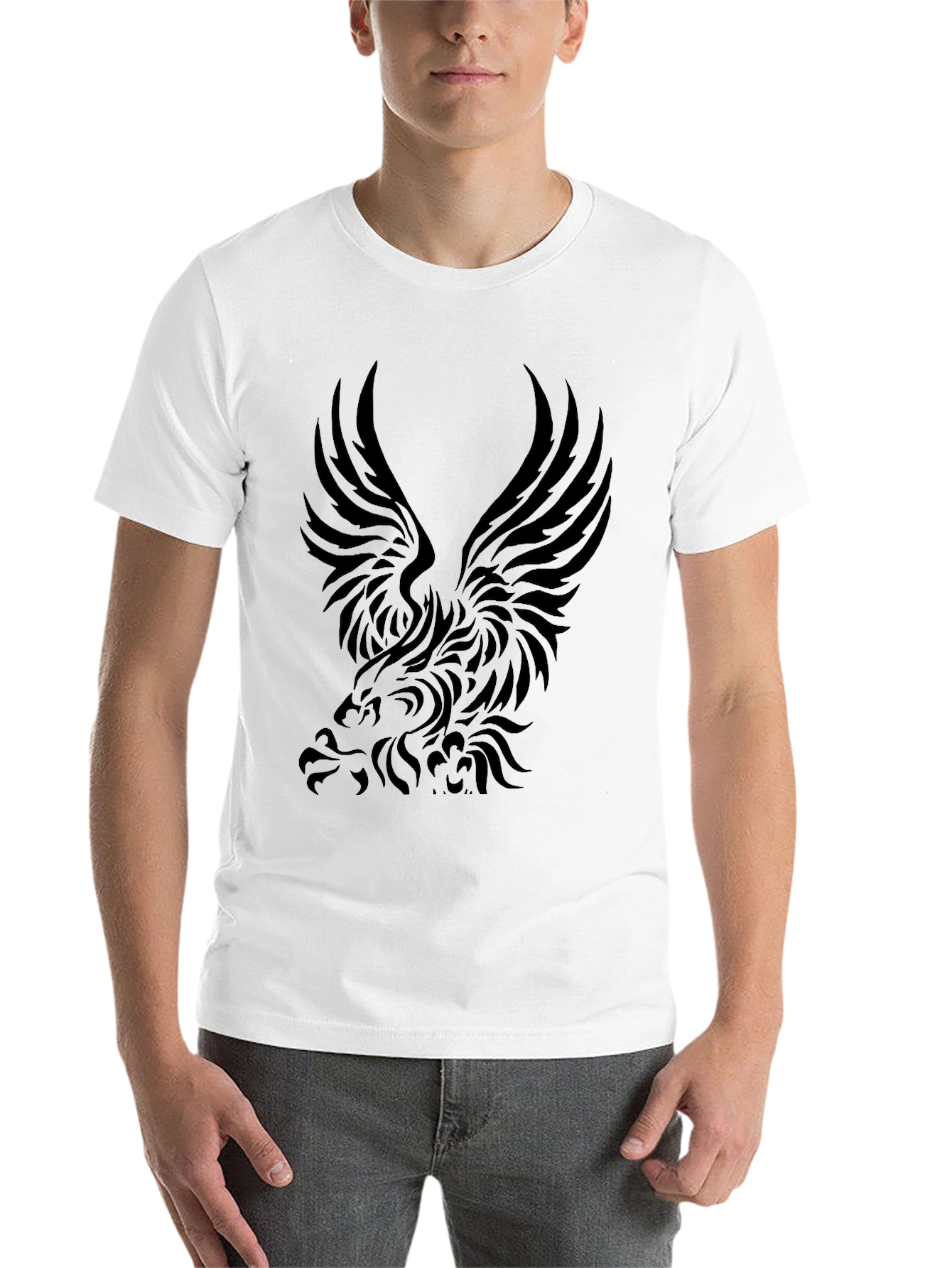 Black Black Eagle Graphic Tee view 14