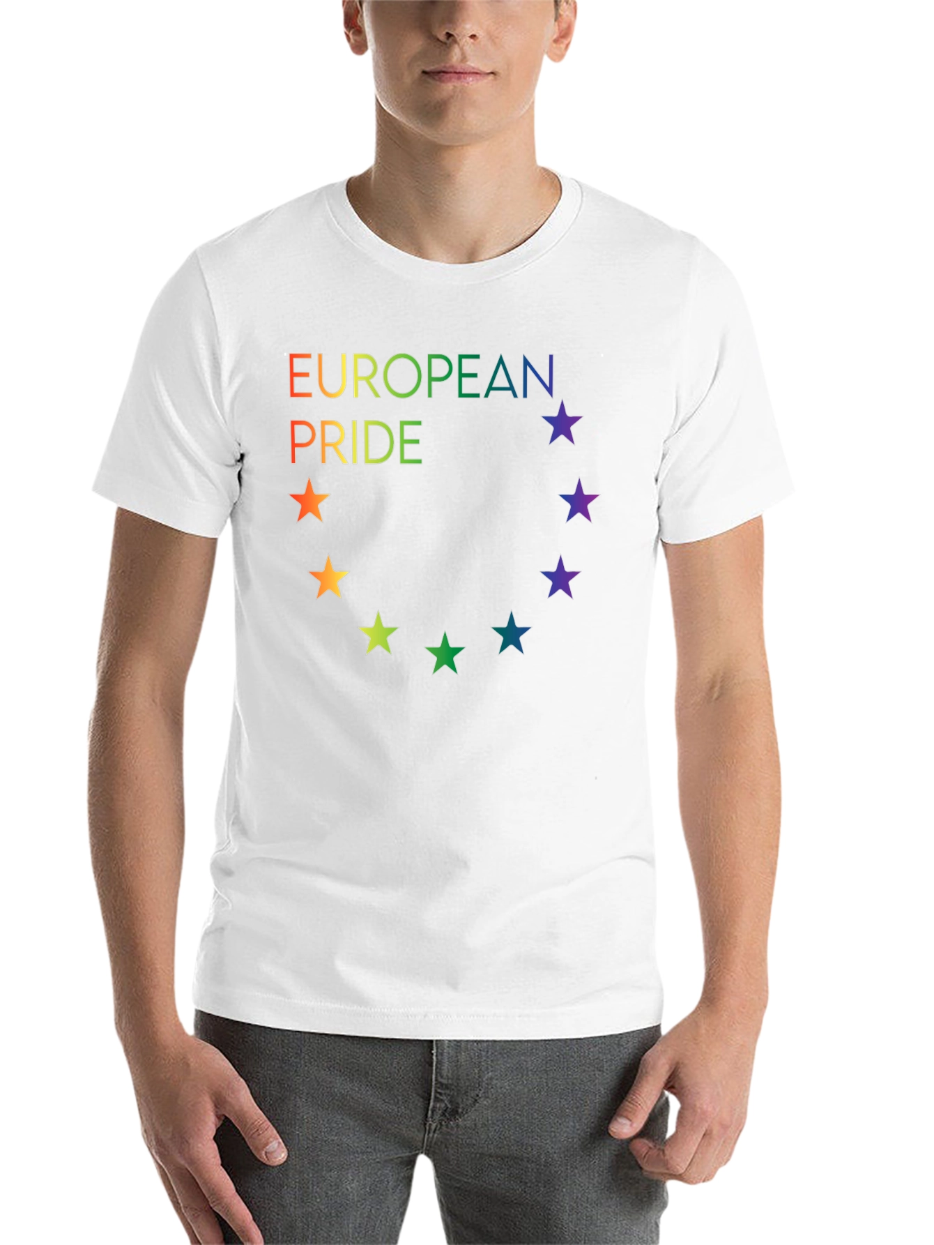 European Pride Rainbow Star T-Shirt - 14