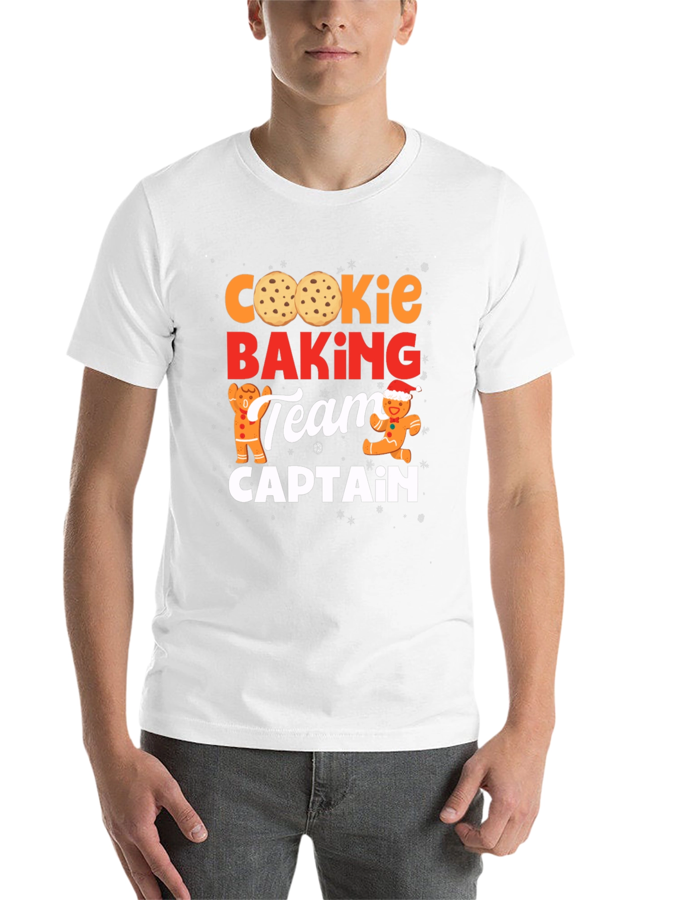 Black Cookie Baking Team Captain T-Shirt view 14