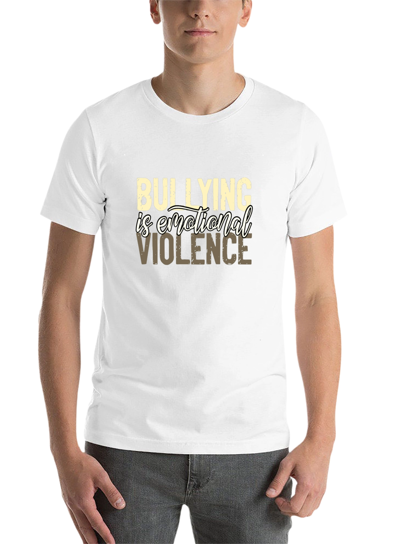 Black Bullying Is Emotional Violence Graphic Tee view 14