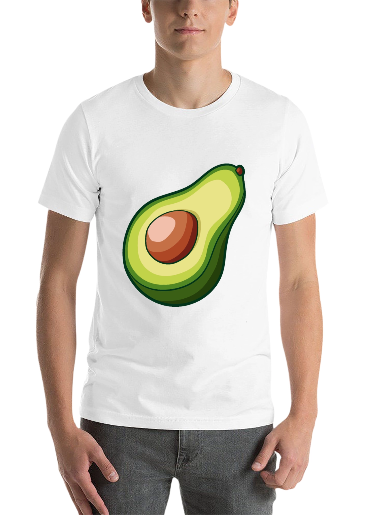 Black Avocado Graphic Tee - Black Casual Shirt view 14