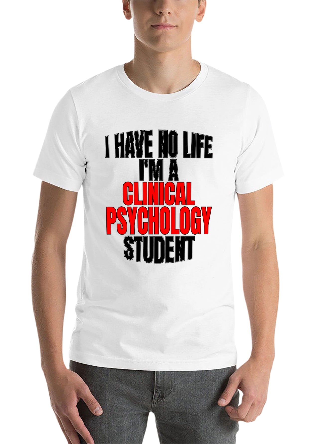 Black Clinical Psychology Student Graphic Tee view 14