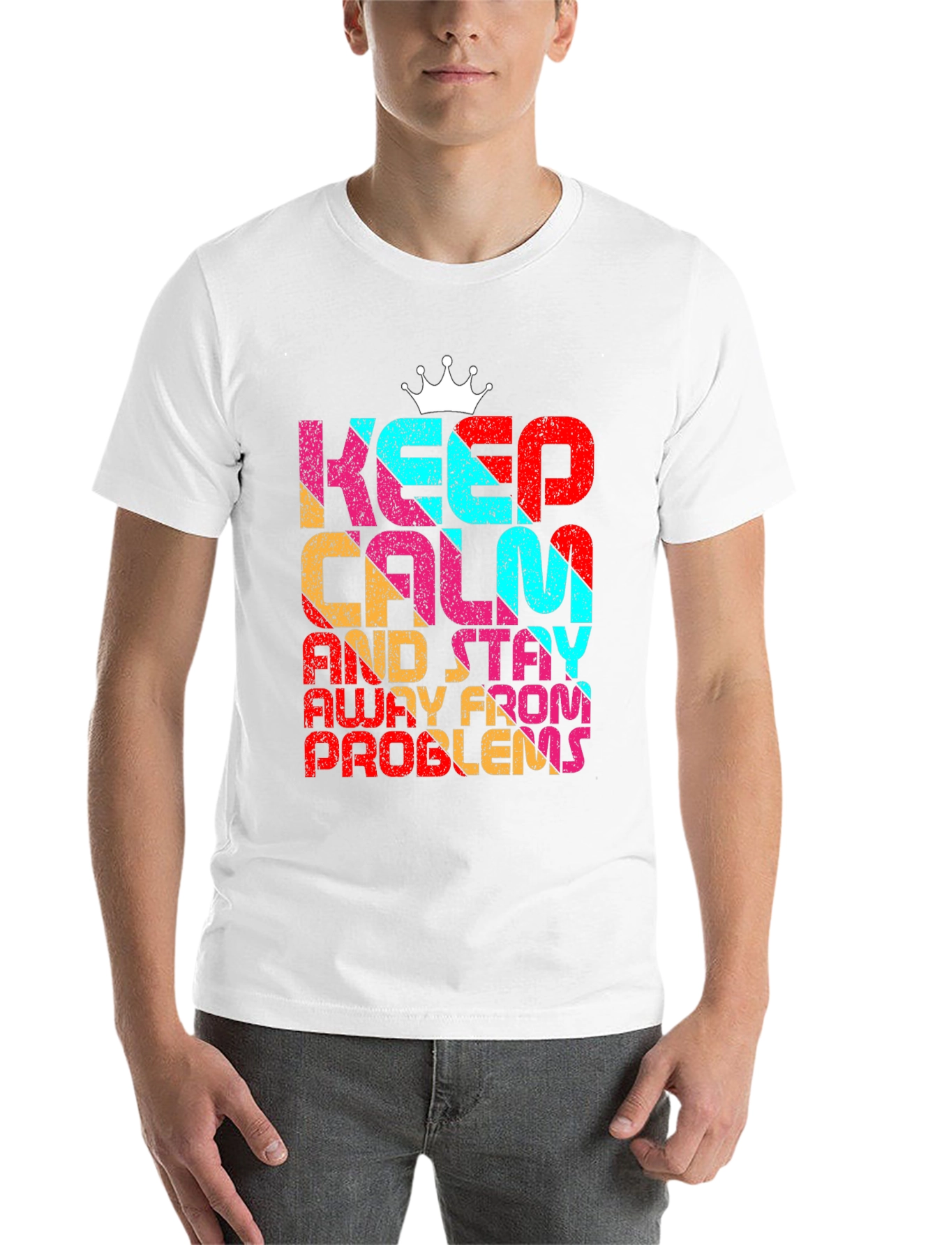 Black Keep Calm T-Shirt view 14