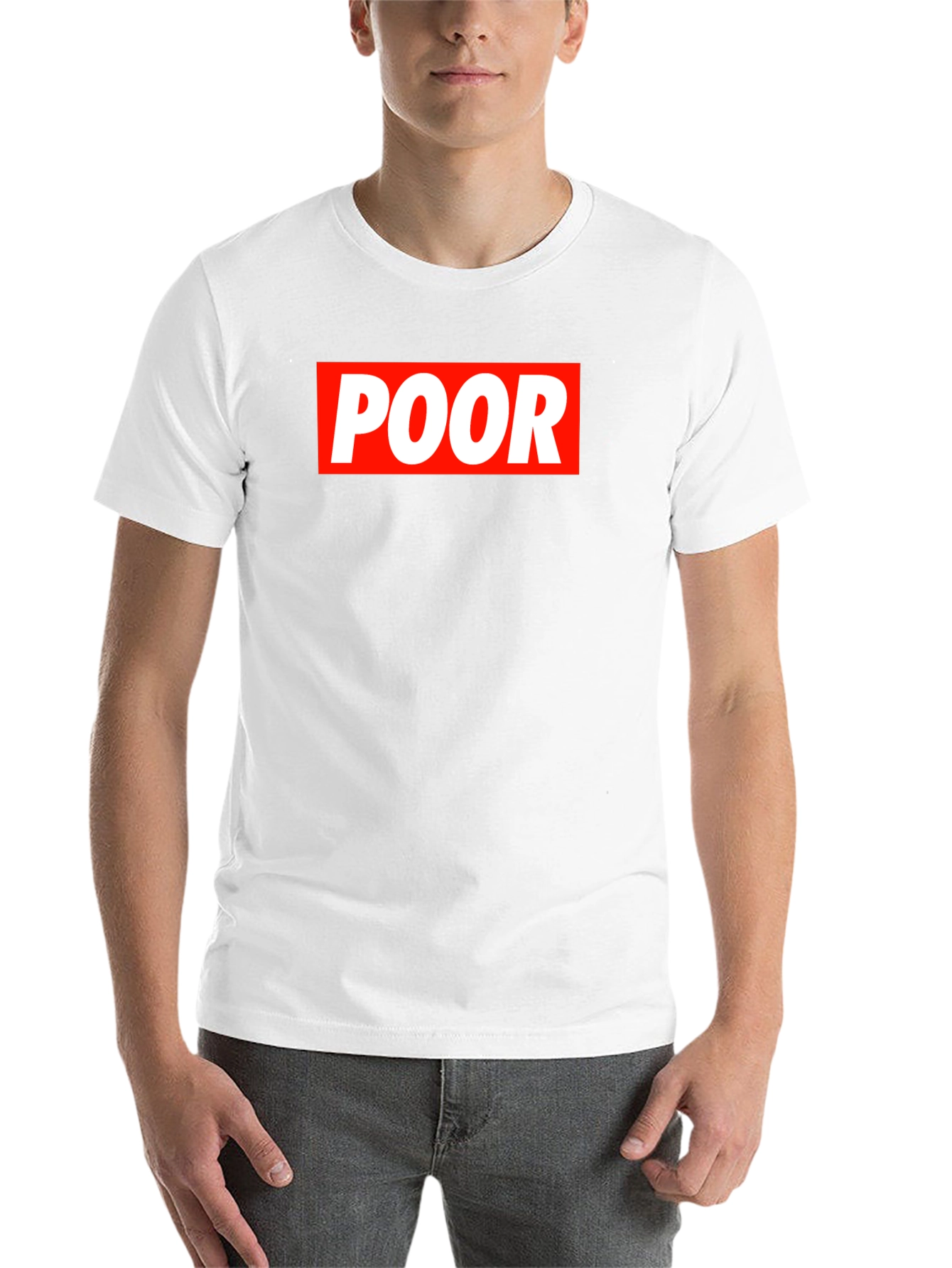 Black POOR Graphic T-Shirt - Streetwear Fashion Tee view 14