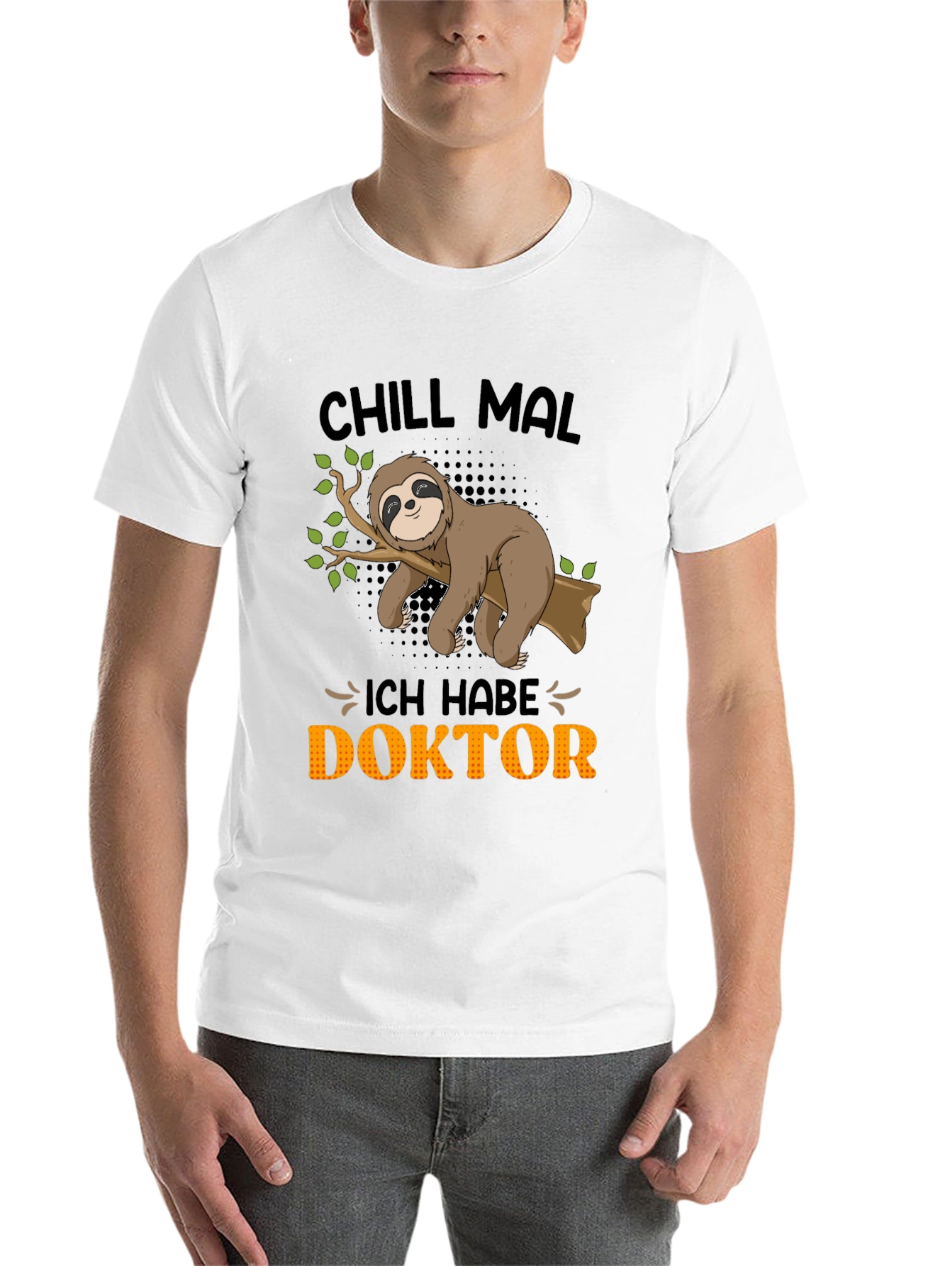 Chill Mal Doktor Sloth Tee - Relax in Style! - 14