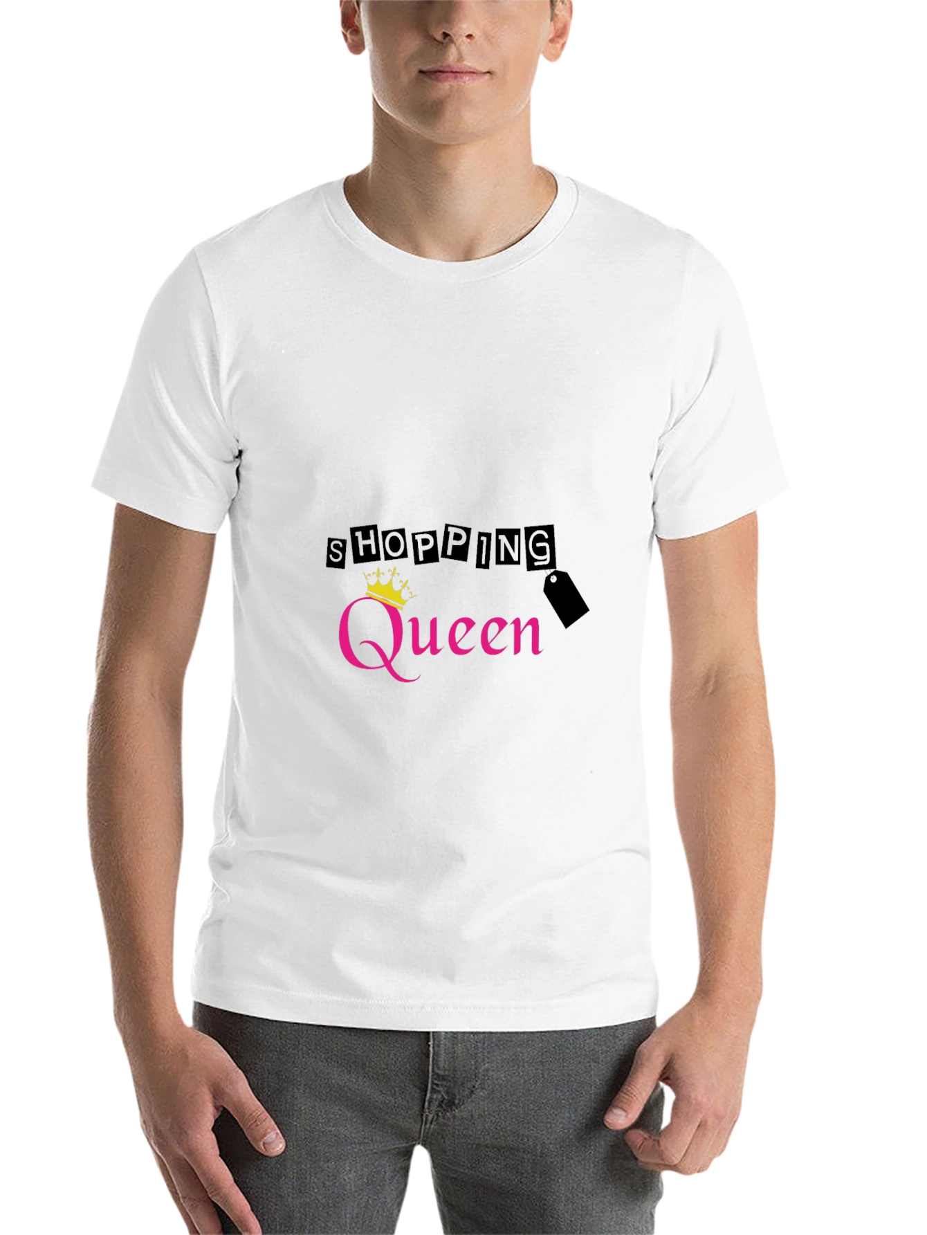 Black Shopping Queen Black T-Shirt view 14