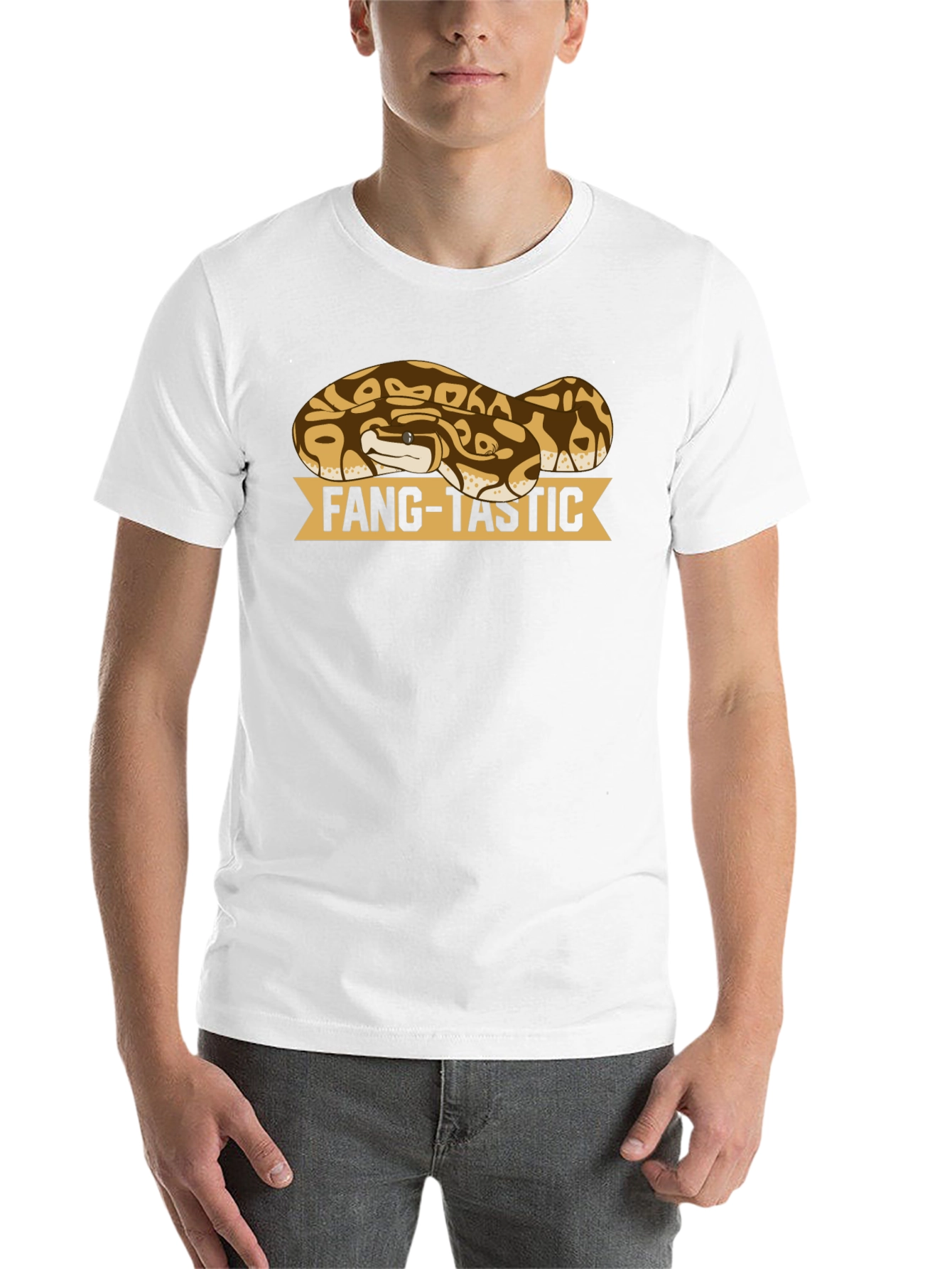 Black Fang-Tastic Snake T-Shirt - Reptile Lover Tee view 14