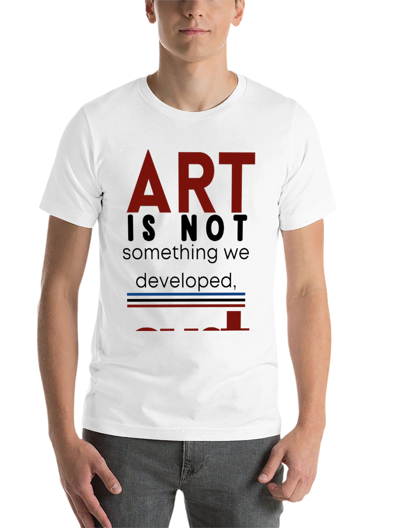 Black Art is Not... T-Shirt - Unique Artistic Statement view 14