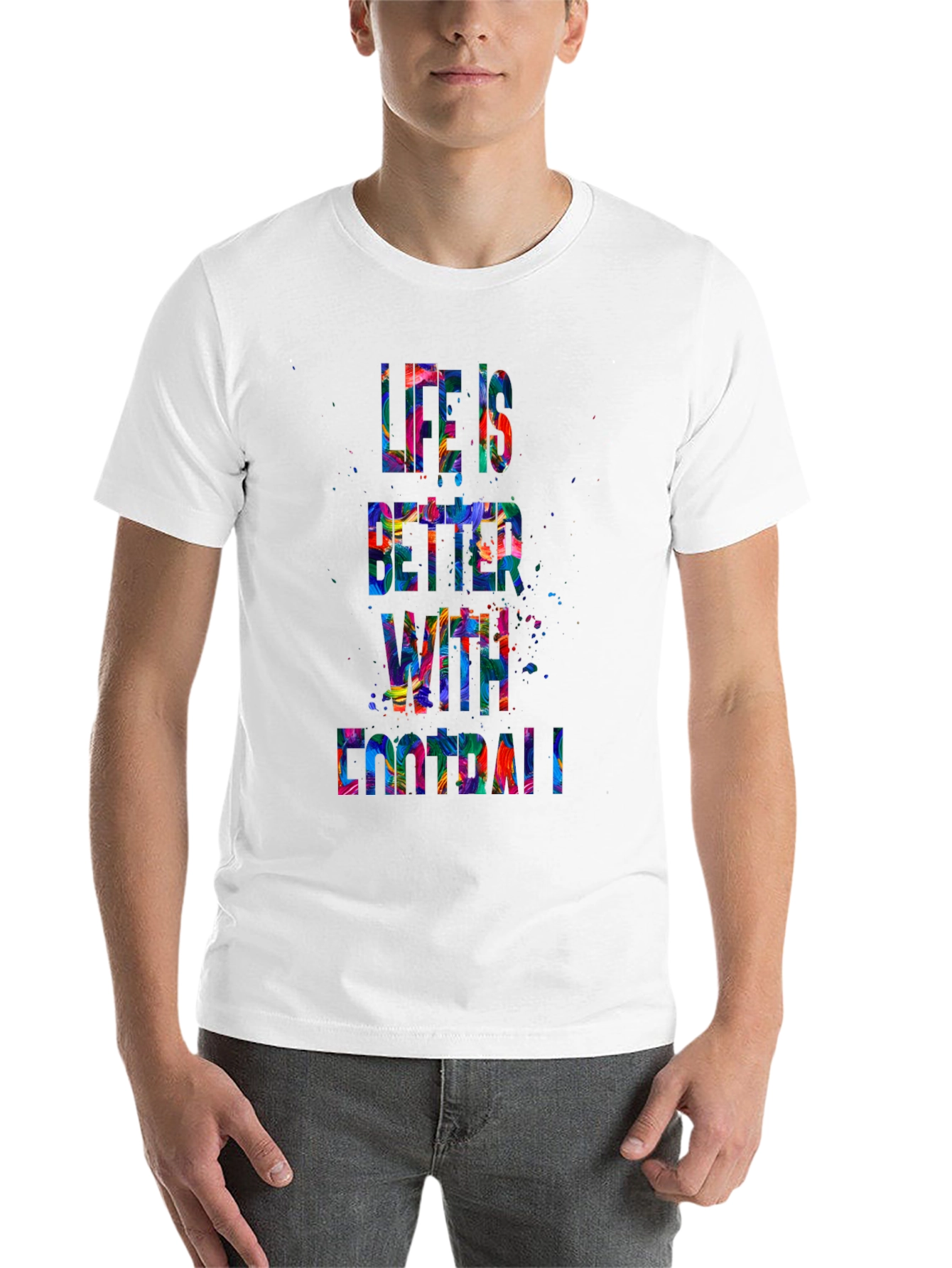Black Life is Better with Football T-Shirt view 14