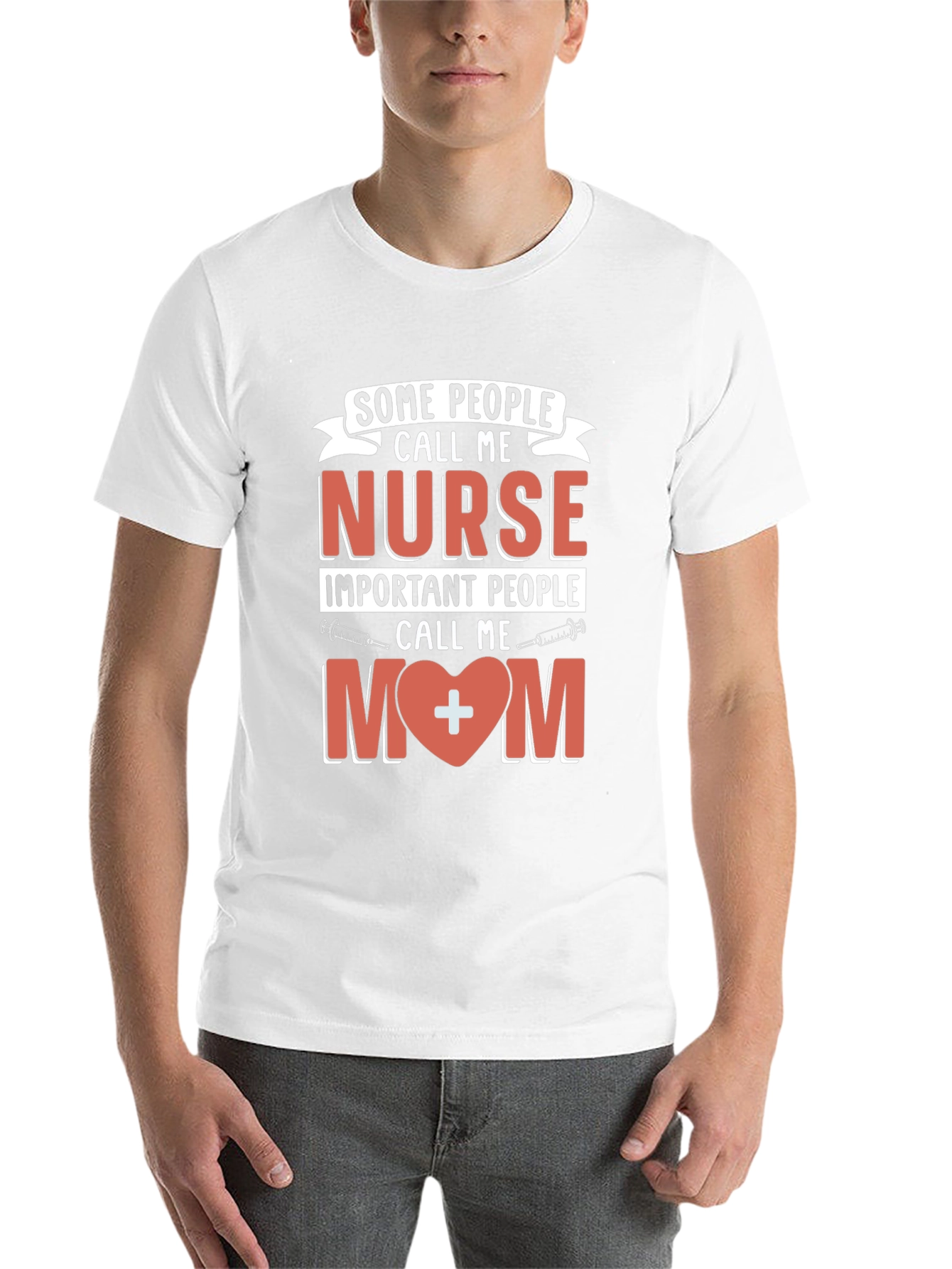 Black Nurse Mom T-Shirt - Gift for Nursing Moms view 14