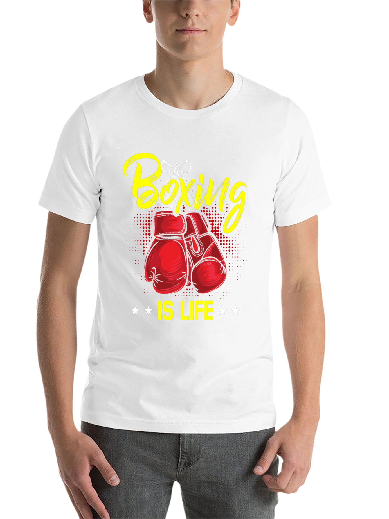 Black Boxing is Life Graphic T-Shirt view 14