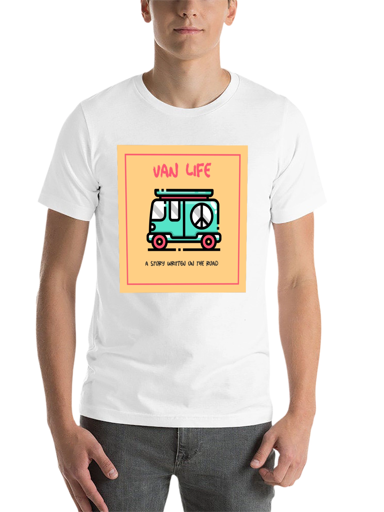 Black Van Life Graphic Tee - Road Trip Style view 14