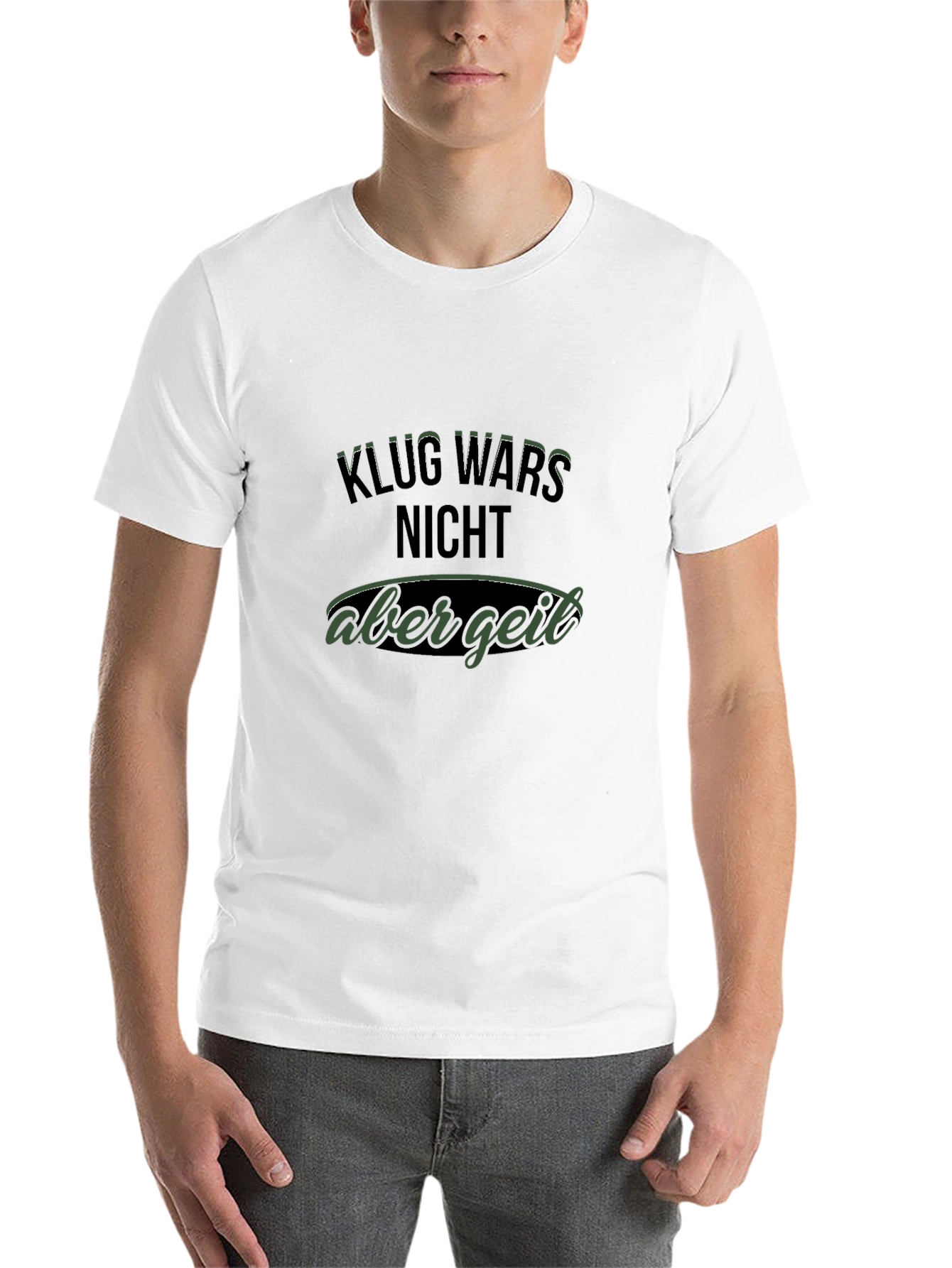 Black Klug Wars Nicht Aber Geil Graphic T-Shirt view 14