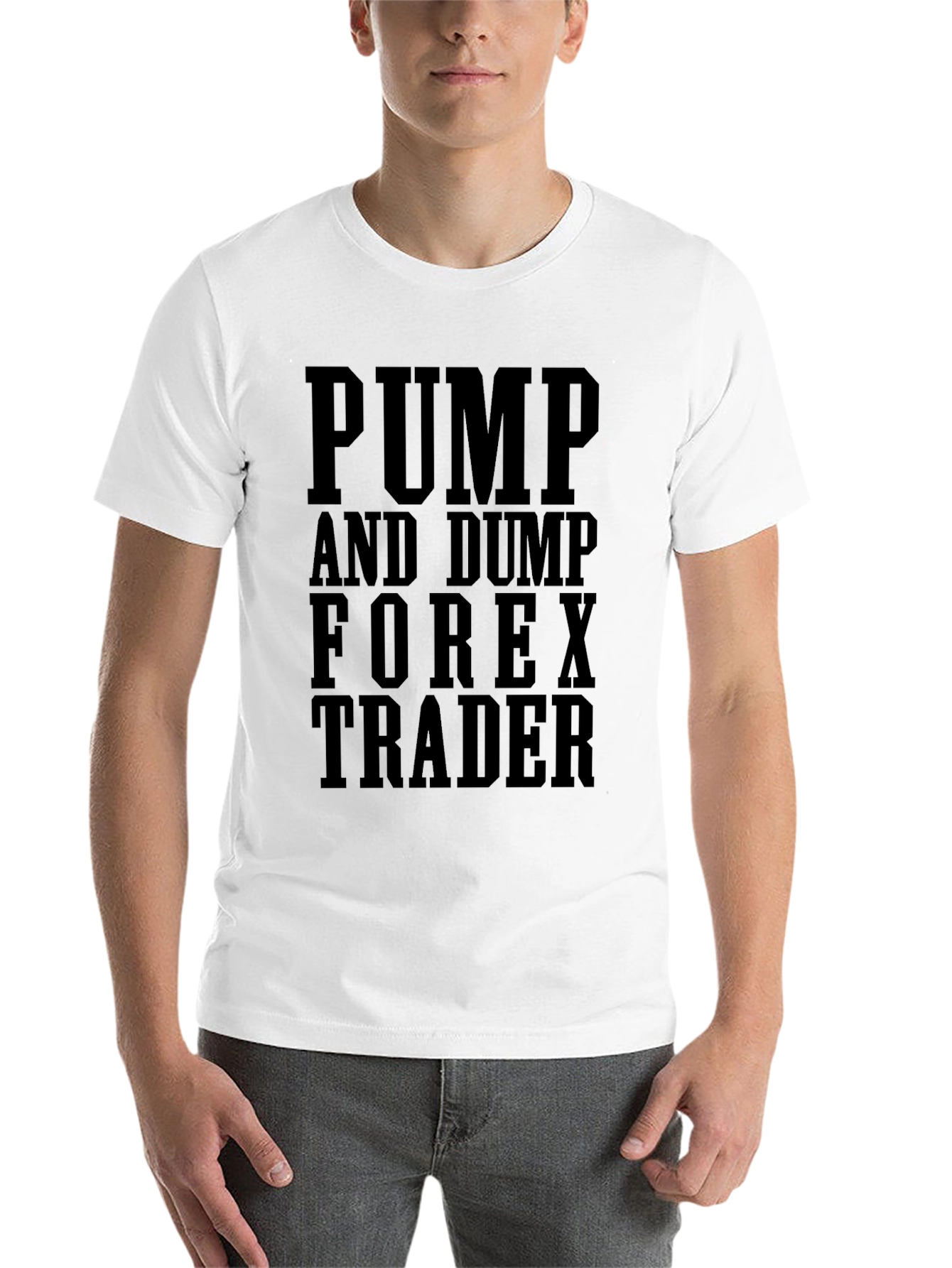 Black Pump and Dump Forex Trader Graphic Tee view 14