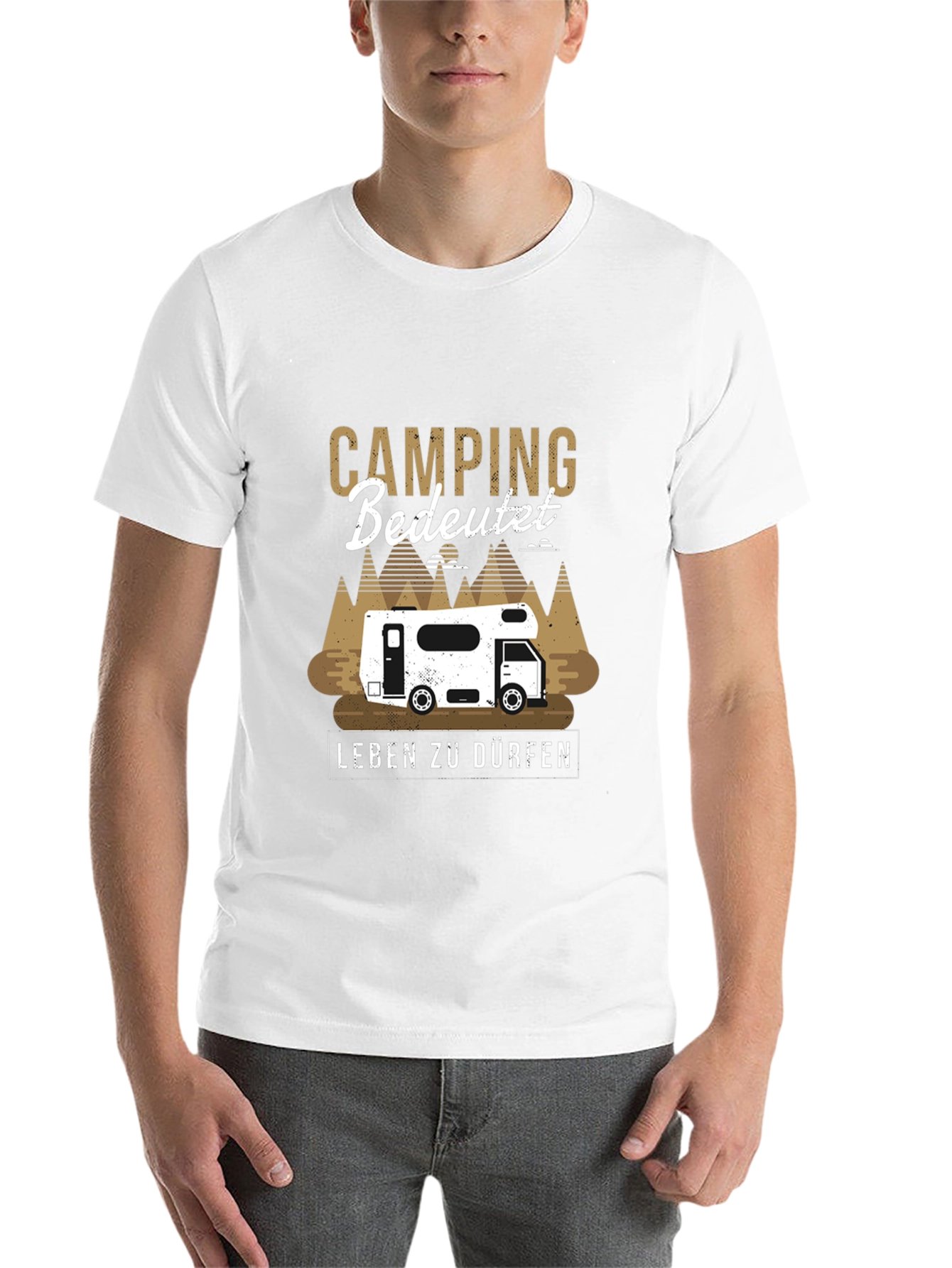 Black Camping bedeutet Leben zu dürfen T-Shirt view 14