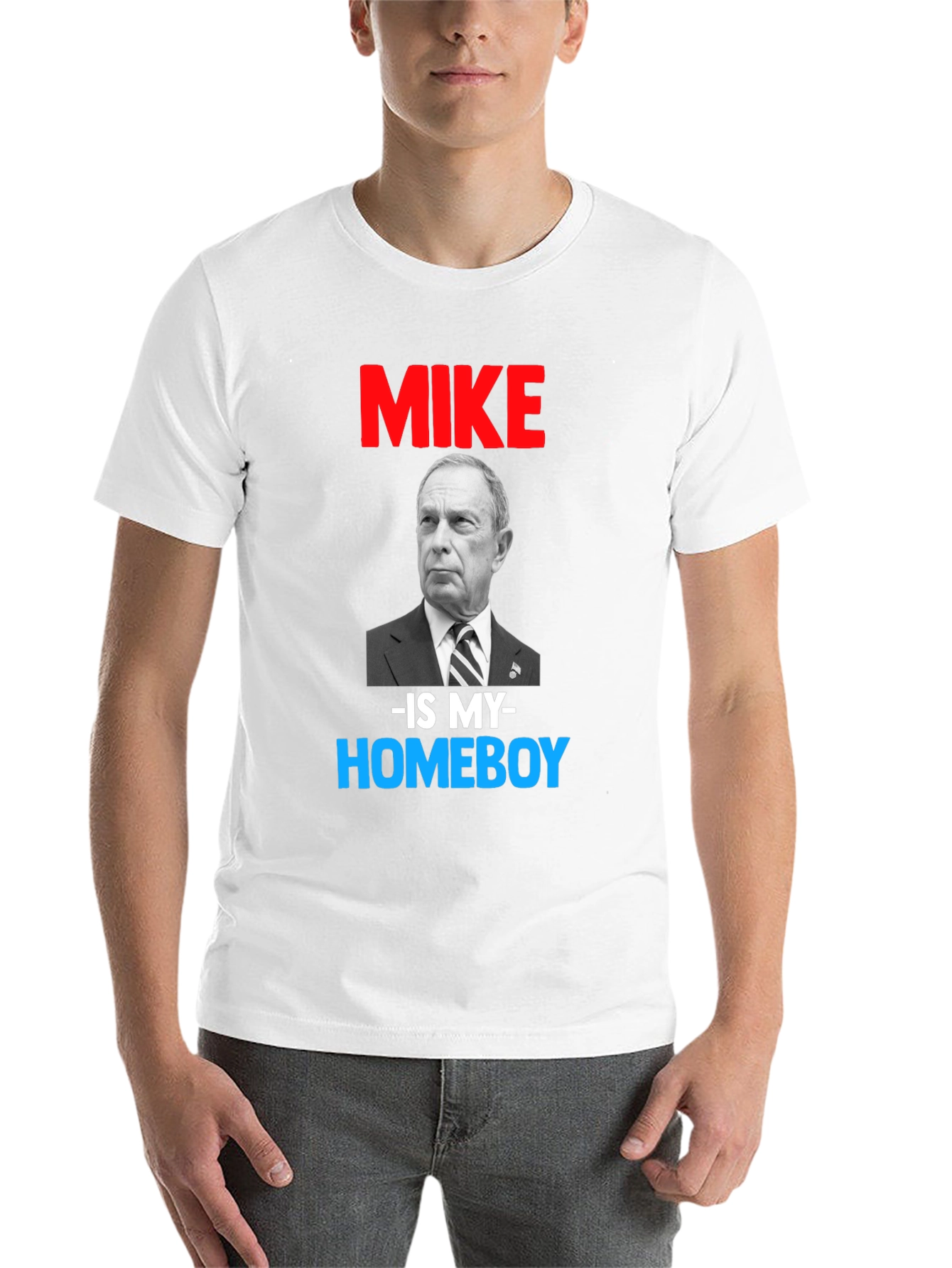 Black Mike Bloomberg Is My Homeboy T-Shirt view 14