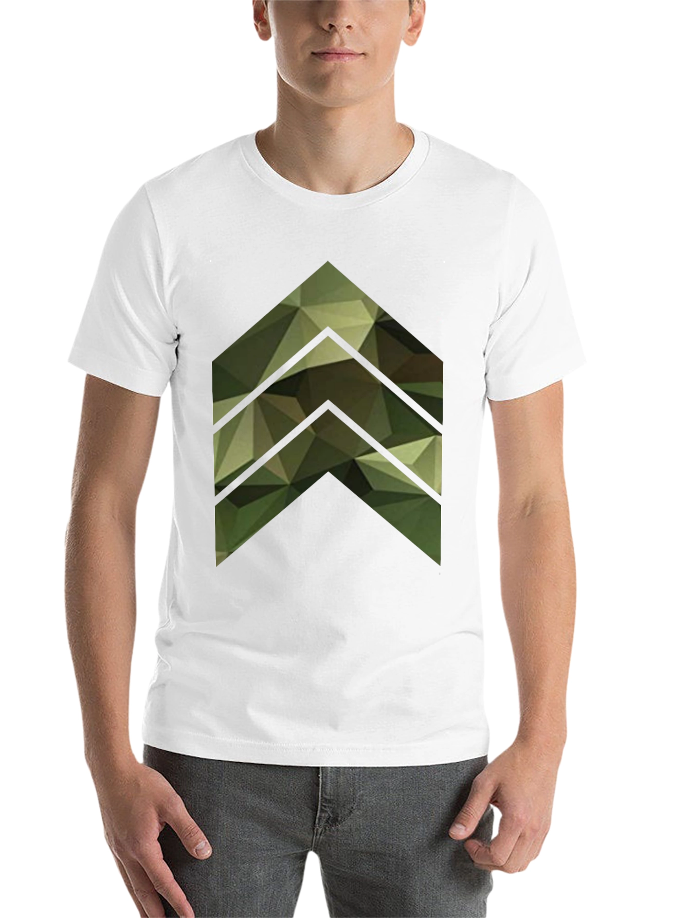 Black Modern Camo Arrow T-Shirt view 14