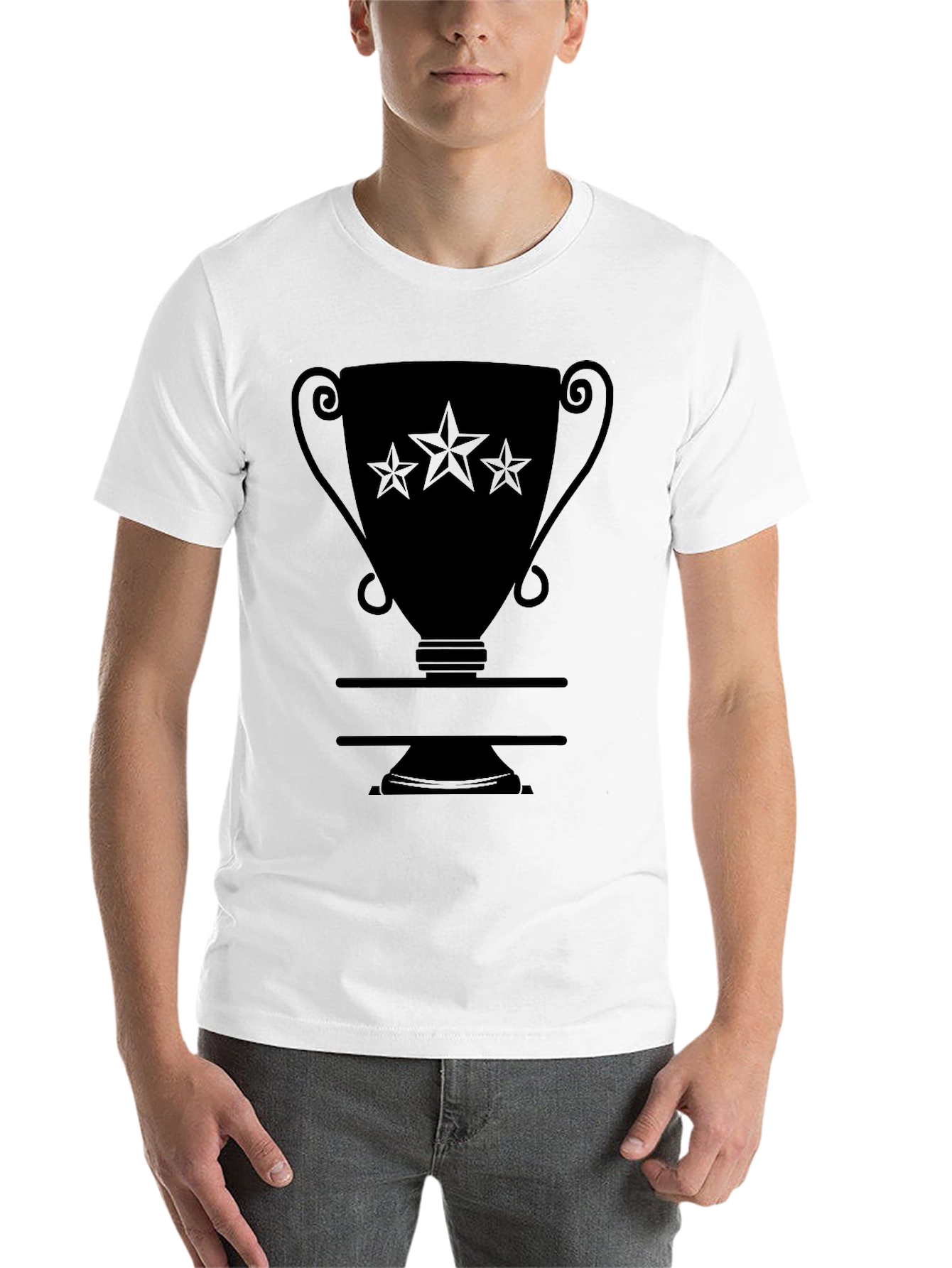 Black Champion Trophy Graphic T-Shirt - Black view 14