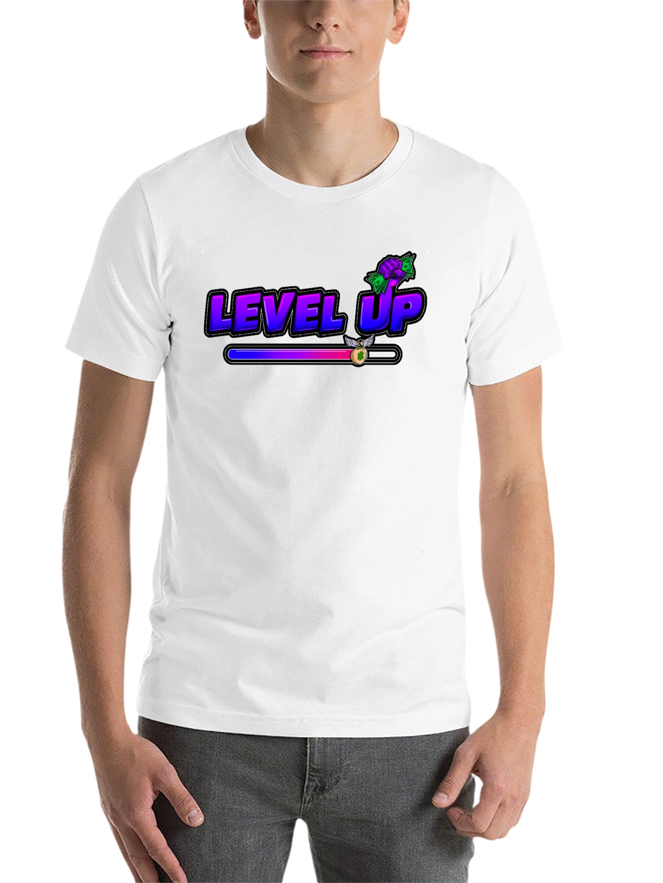 Black Level Up Graphic Tee - Gamer Style view 14
