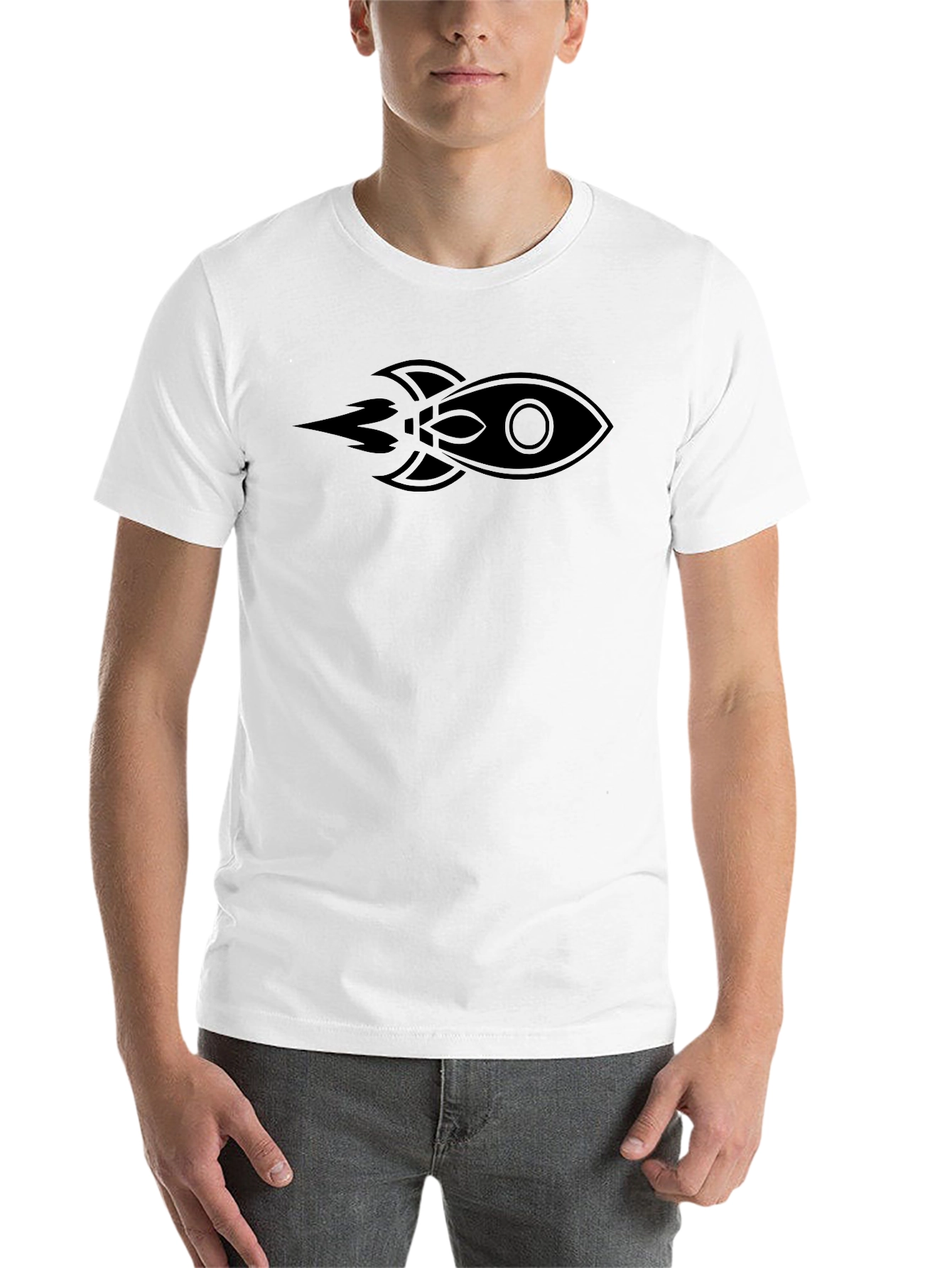 Black Rocket Graphic Tee - Black, Short Sleeve view 14