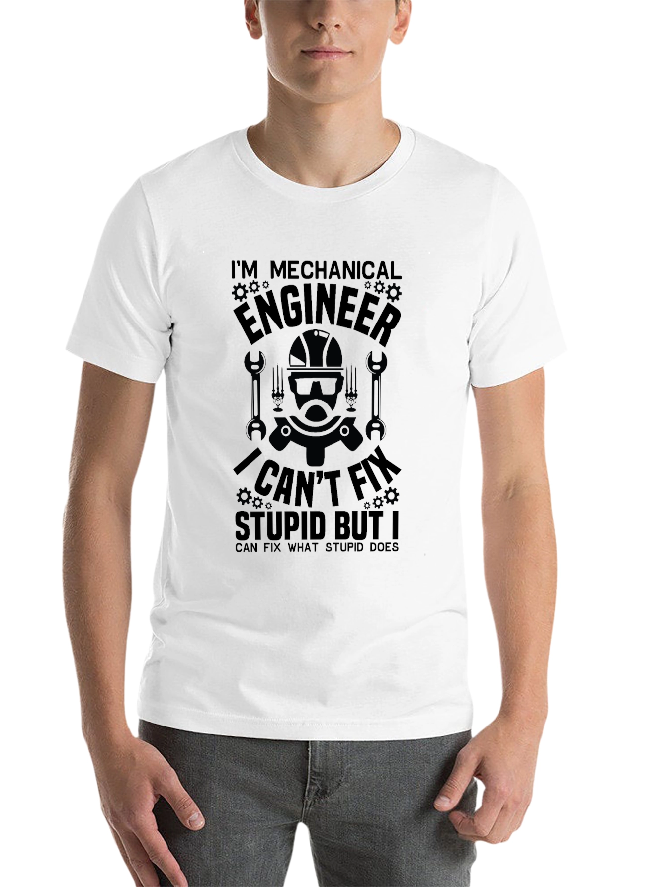 Black Mechanical Engineer T-Shirt - Funny Quote view 14