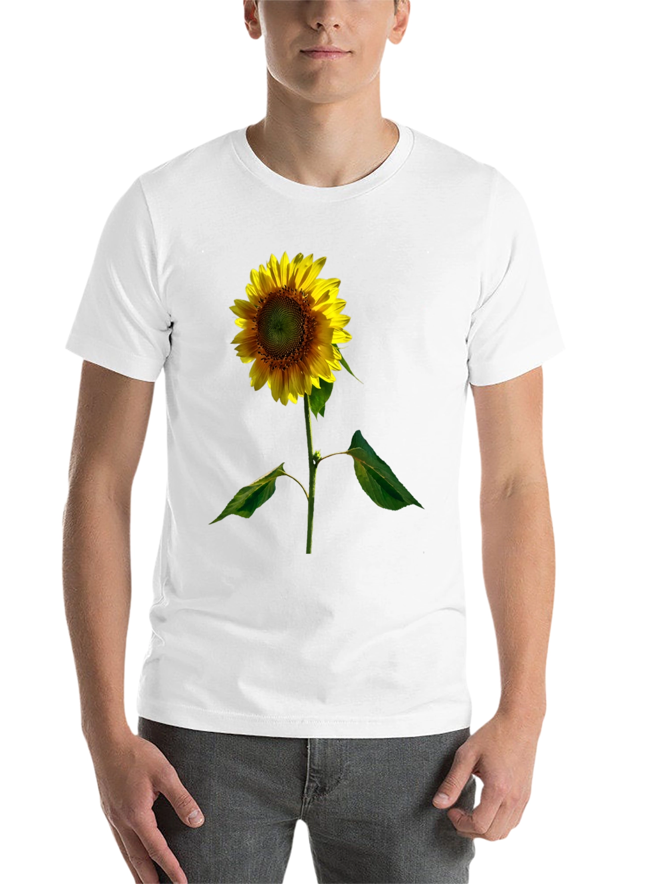 Black Sunflower Graphic Black Tee view 14