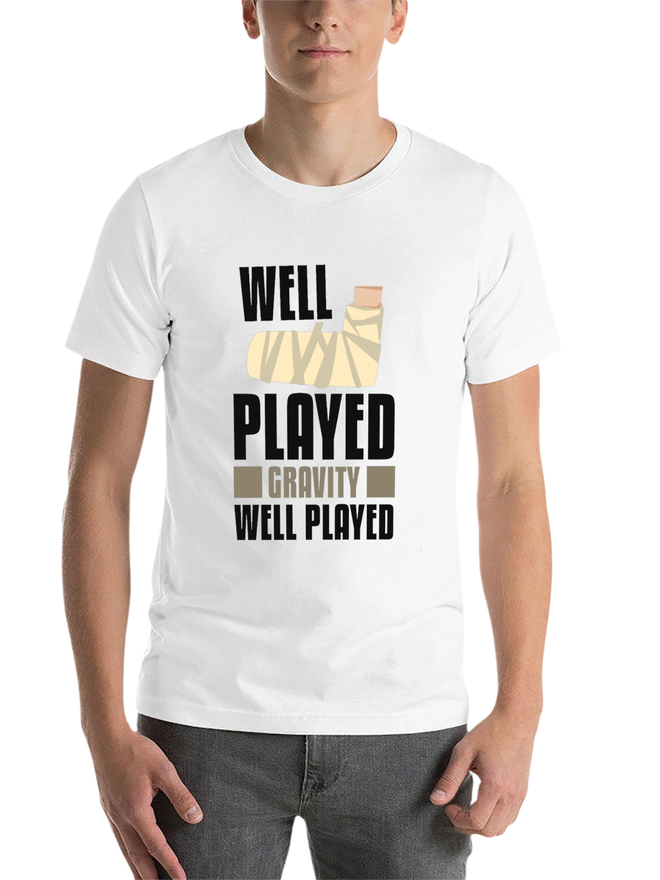 Black Well Played Gravity Tee view 14