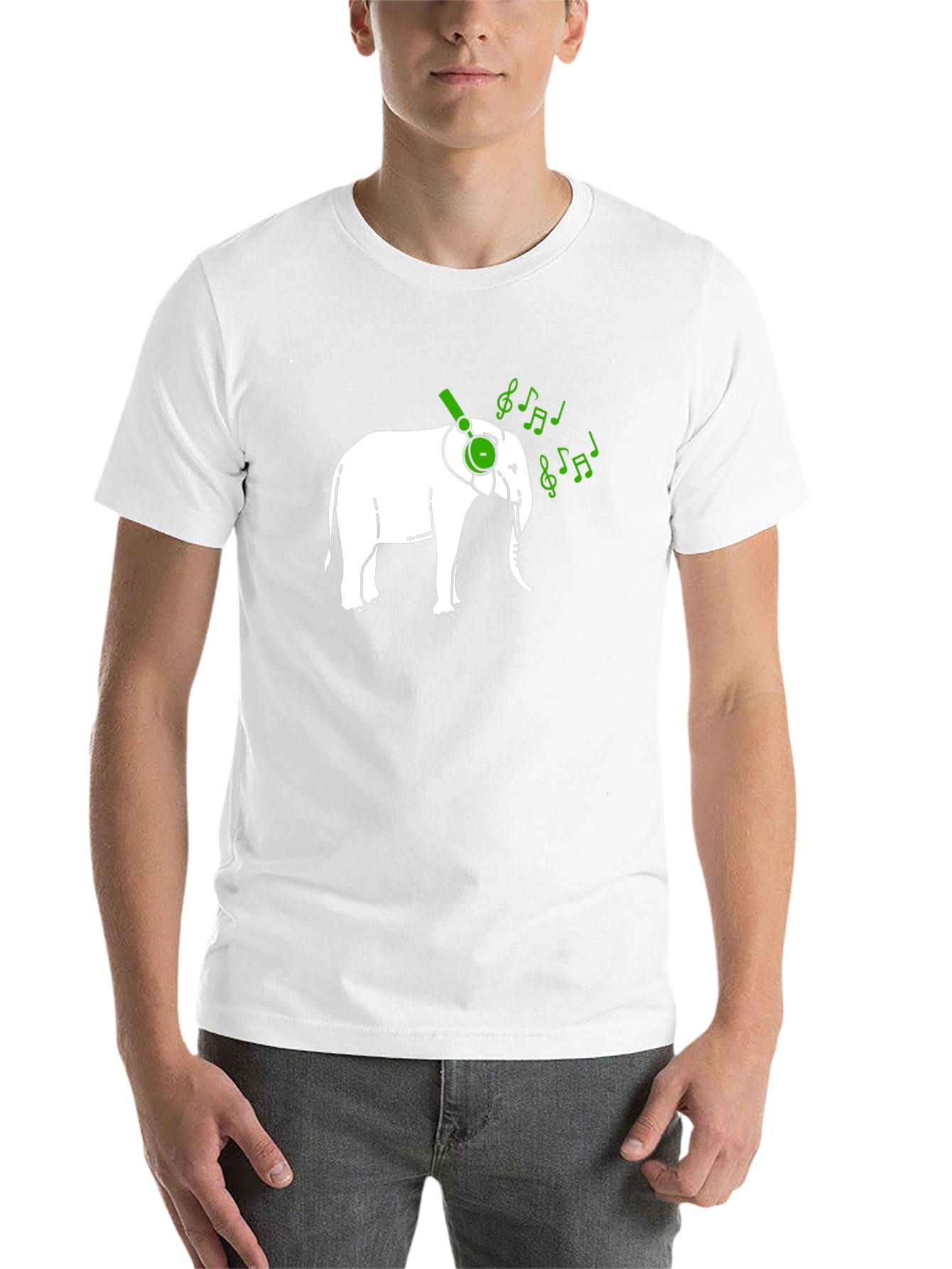 Black Musical Elephant T-Shirt - Hear the Beat! view 14