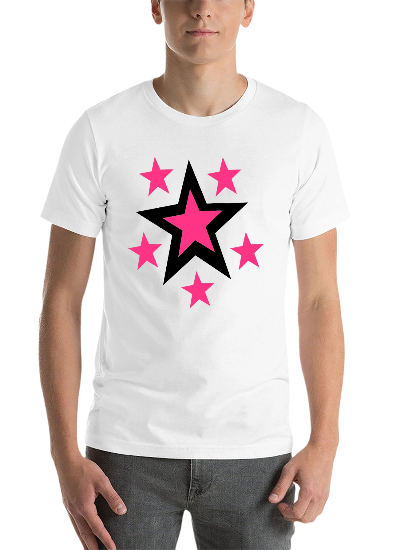 Black Star Graphic Black T-Shirt - Bold & Stylish view 14