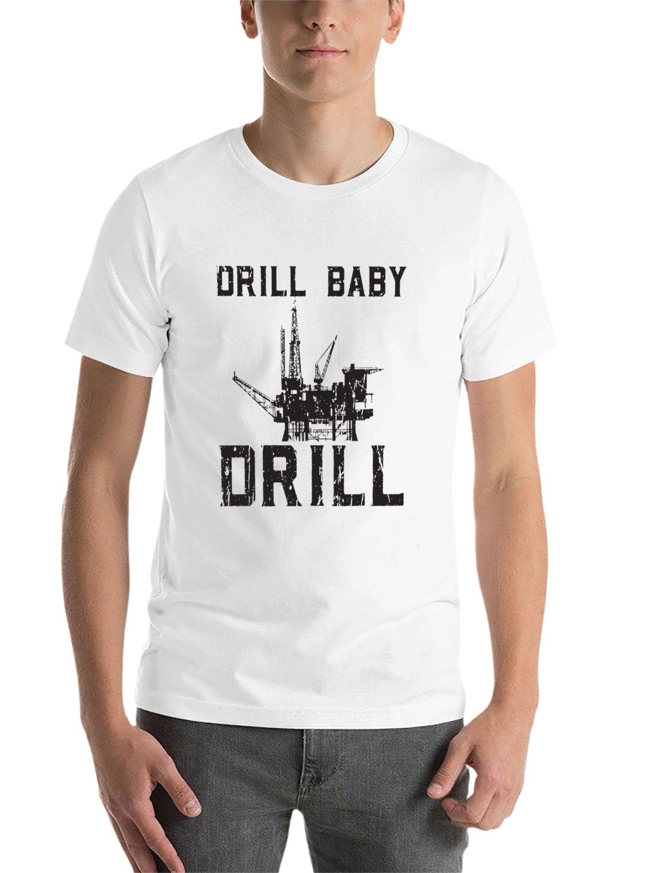 Black Drill Baby Drill Graphic Tee view 14