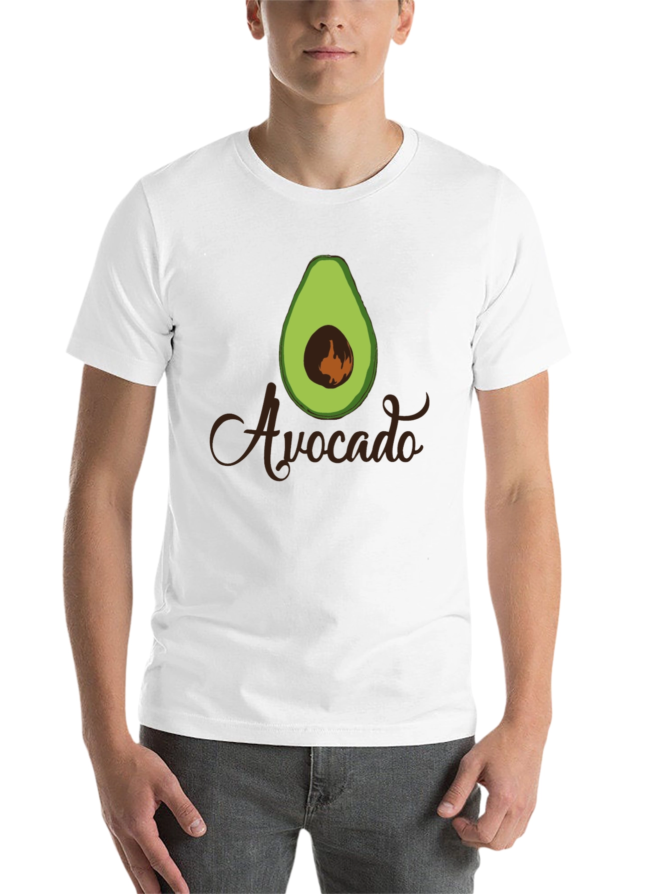 Black Avocado Graphic Black T-Shirt view 14