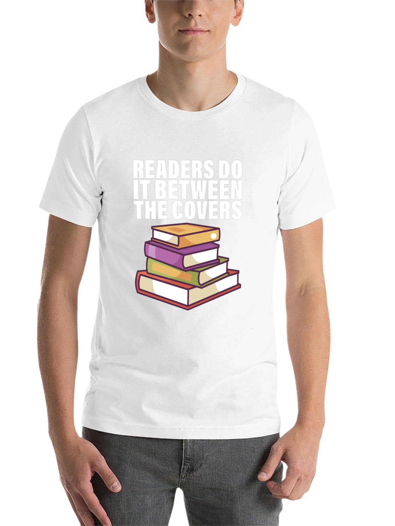 Black Readers Do It Between the Covers Funny Book Lover T-Shirt view 14