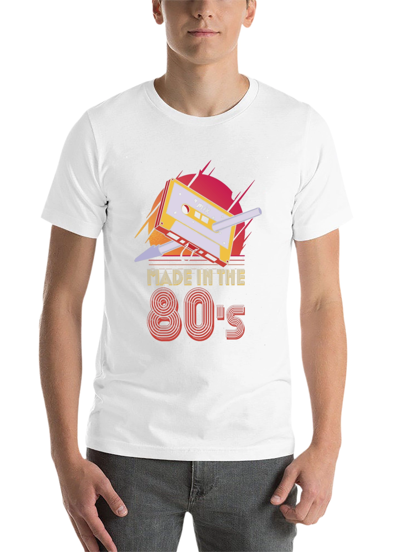 Black Retro 80's Mixtape T-Shirt - Vintage Style view 14