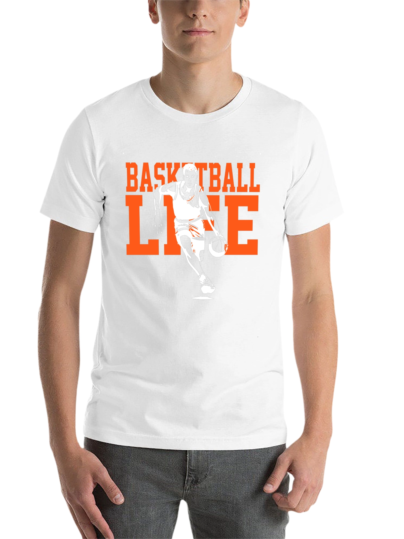 Black Basketball Life Graphic Tee view 14