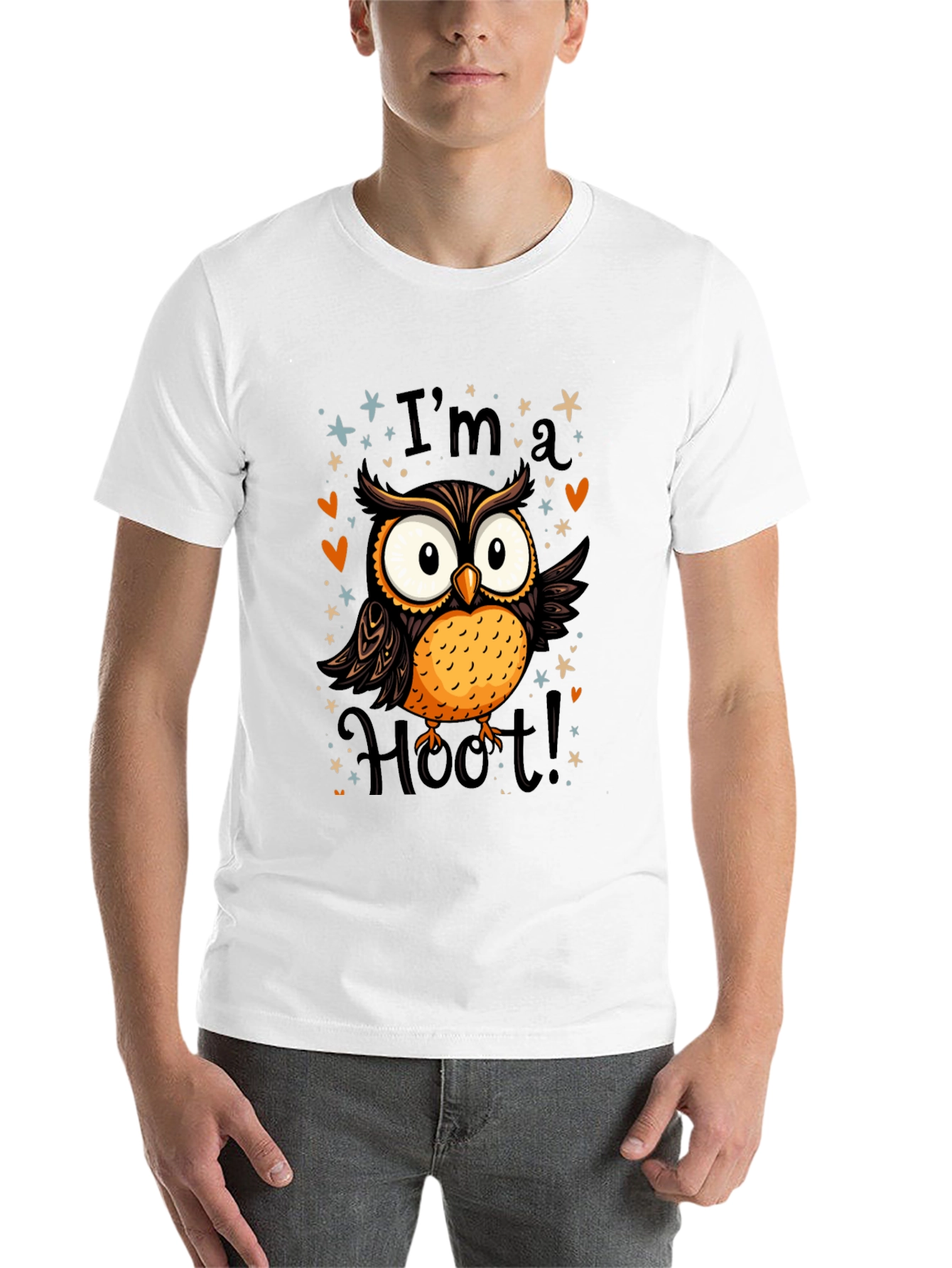 Black I'm a Hoot! Owl Graphic Tee view 14