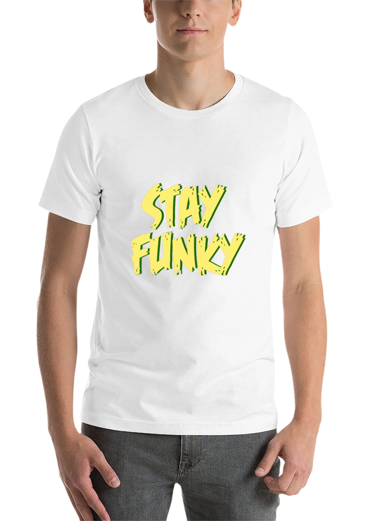 Stay Funky Men's Graphic Black T-Shirt - 14